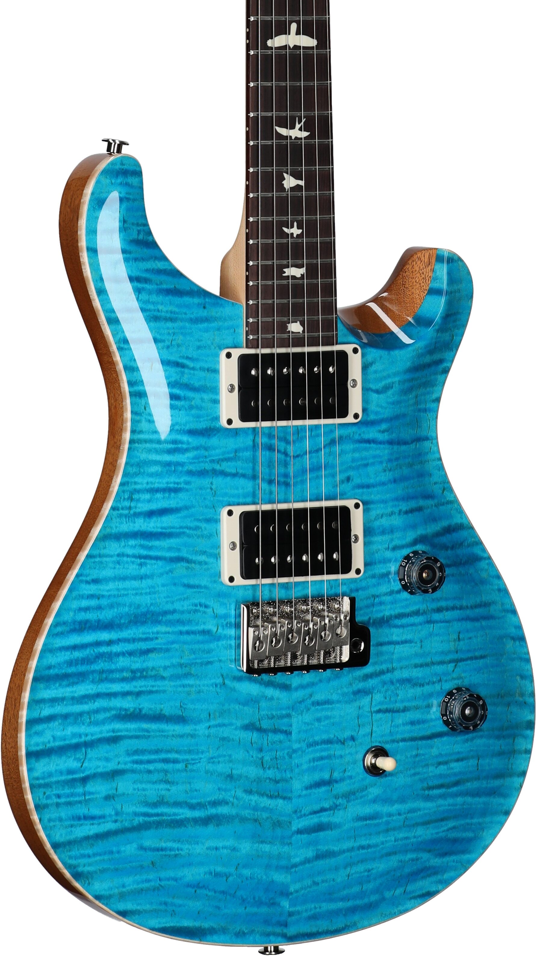 PRS Paul Reed Smith CE24 Electric Guitar (with Gig Bag), Carroll Blue, Serial Number 0405386, Full Left Front