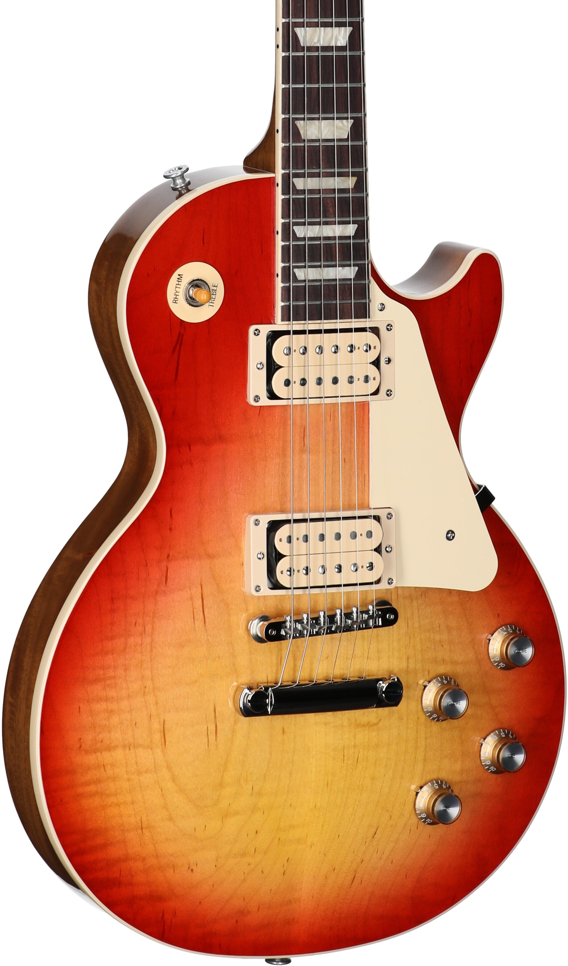 Gibson Limited Edition Les Paul Standard '60s Double Trouble Electric Guitar, Vintage Cherry Sunburst, Serial Number 210050306, Full Left Front