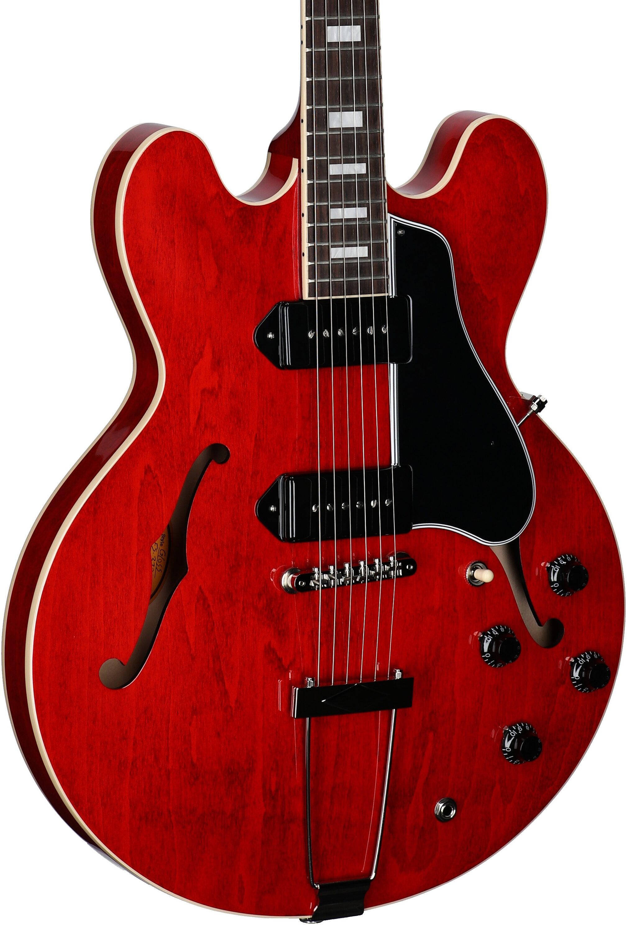 Gibson ES-330 Hollow Body Electric Guitar (with Case), Sixties Cherry, Serial Number 234740263, Full Left Front
