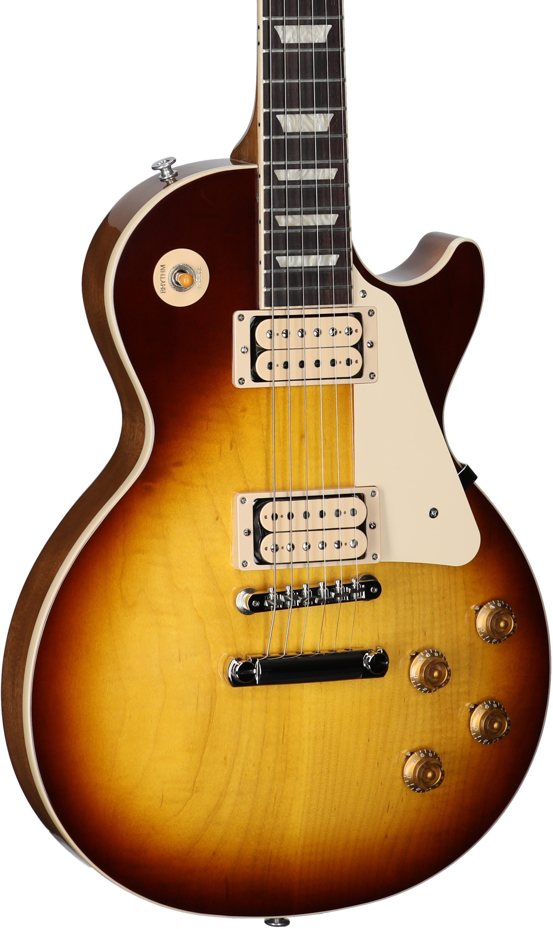 Gibson Limited Edition Les Paul Standard '50s Double Trouble Electric Guitar, Vintage Tobacco, Serial Number 208750314, Full Left Front