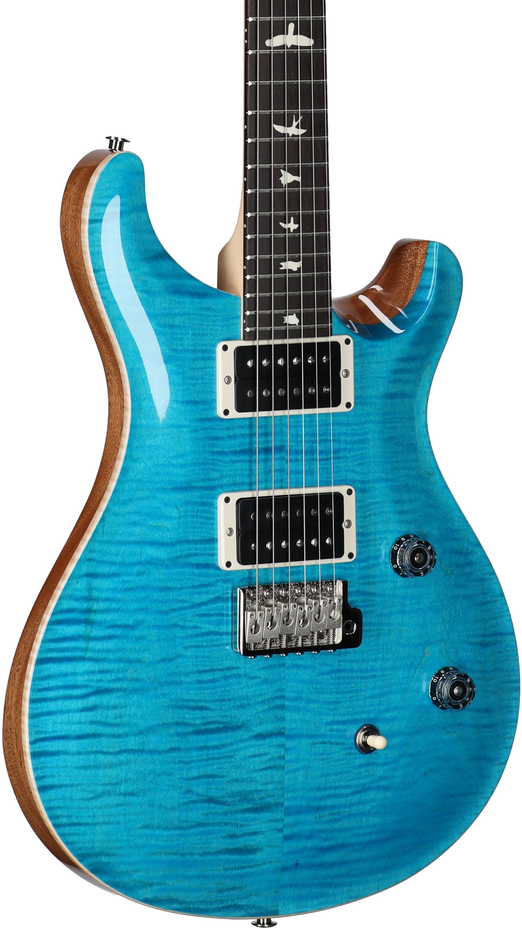 PRS Paul Reed Smith CE24 Electric Guitar (with Gig Bag), Carroll Blue, Serial Number 0405645, Full Left Front
