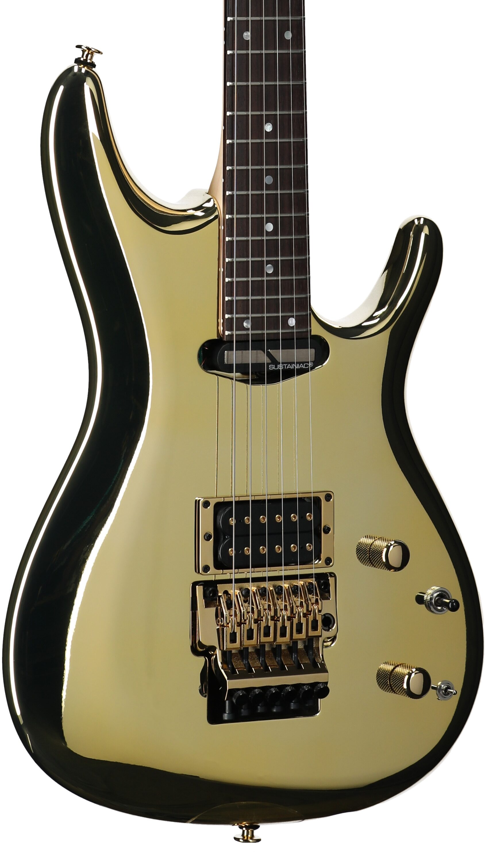 Ibanez JS1GD Joe Satriani Signature Electric Guitar (with Case), Goldboy, Serial Number 210001F2503707, Full Left Front