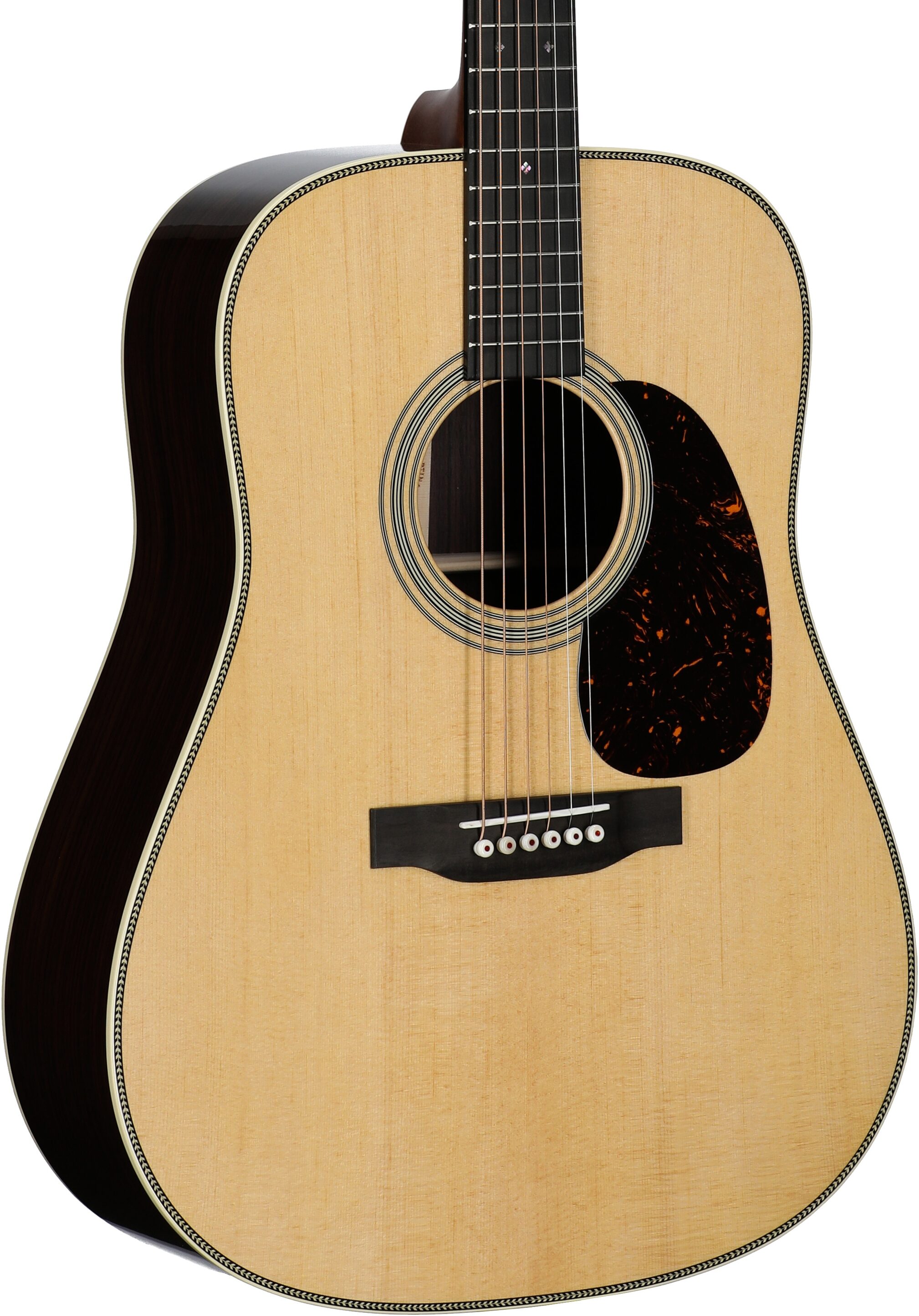 Martin HD-28-v2 Acoustic Guitar (with Case), Natural, Serial Number M2966005, Full Left Front