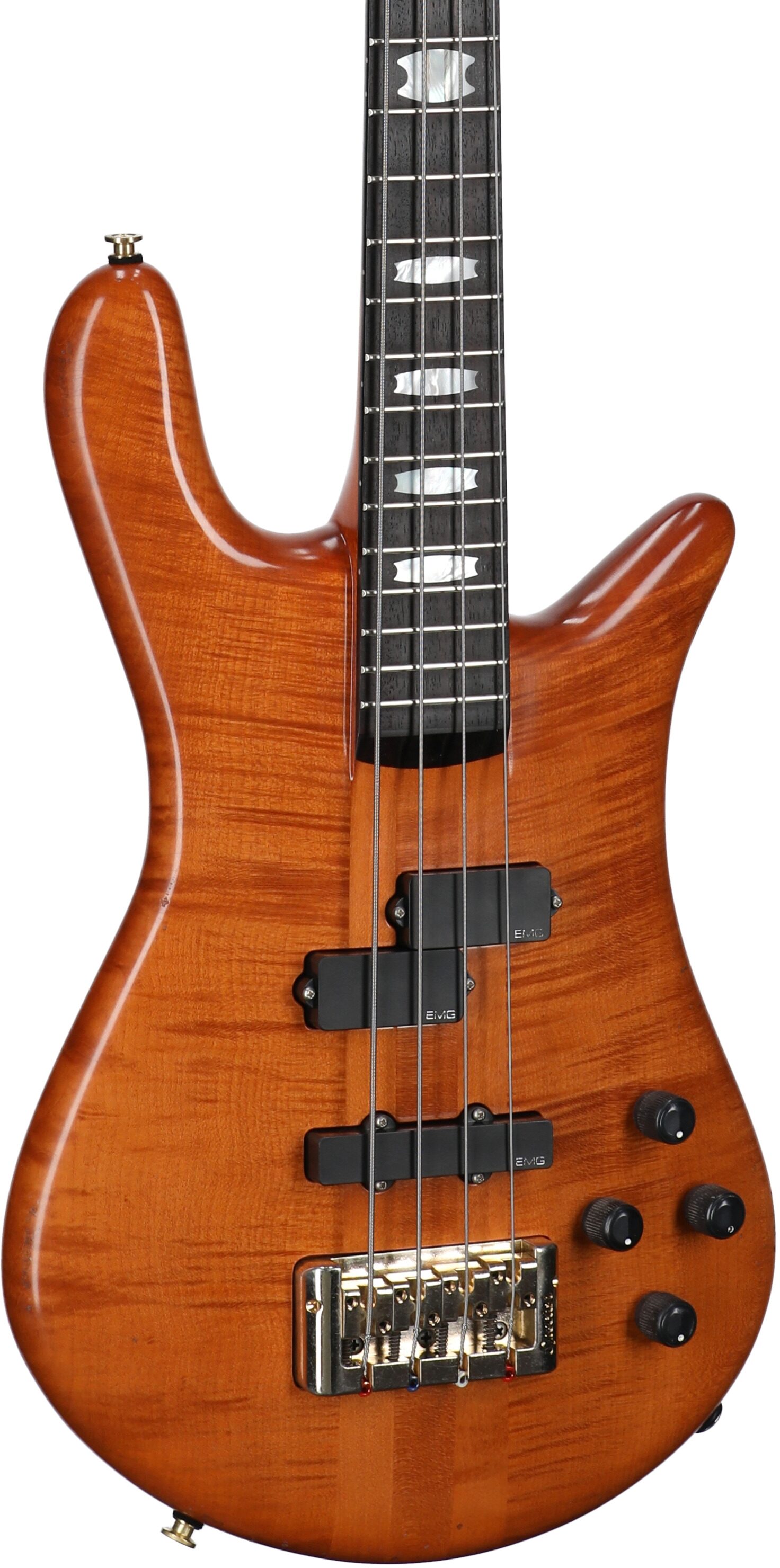 Spector Euro 4 Doug Wimbish Signature Limited Edition Electric Bass, Amber Relic, Serial Number 21NB22979, Full Left Front