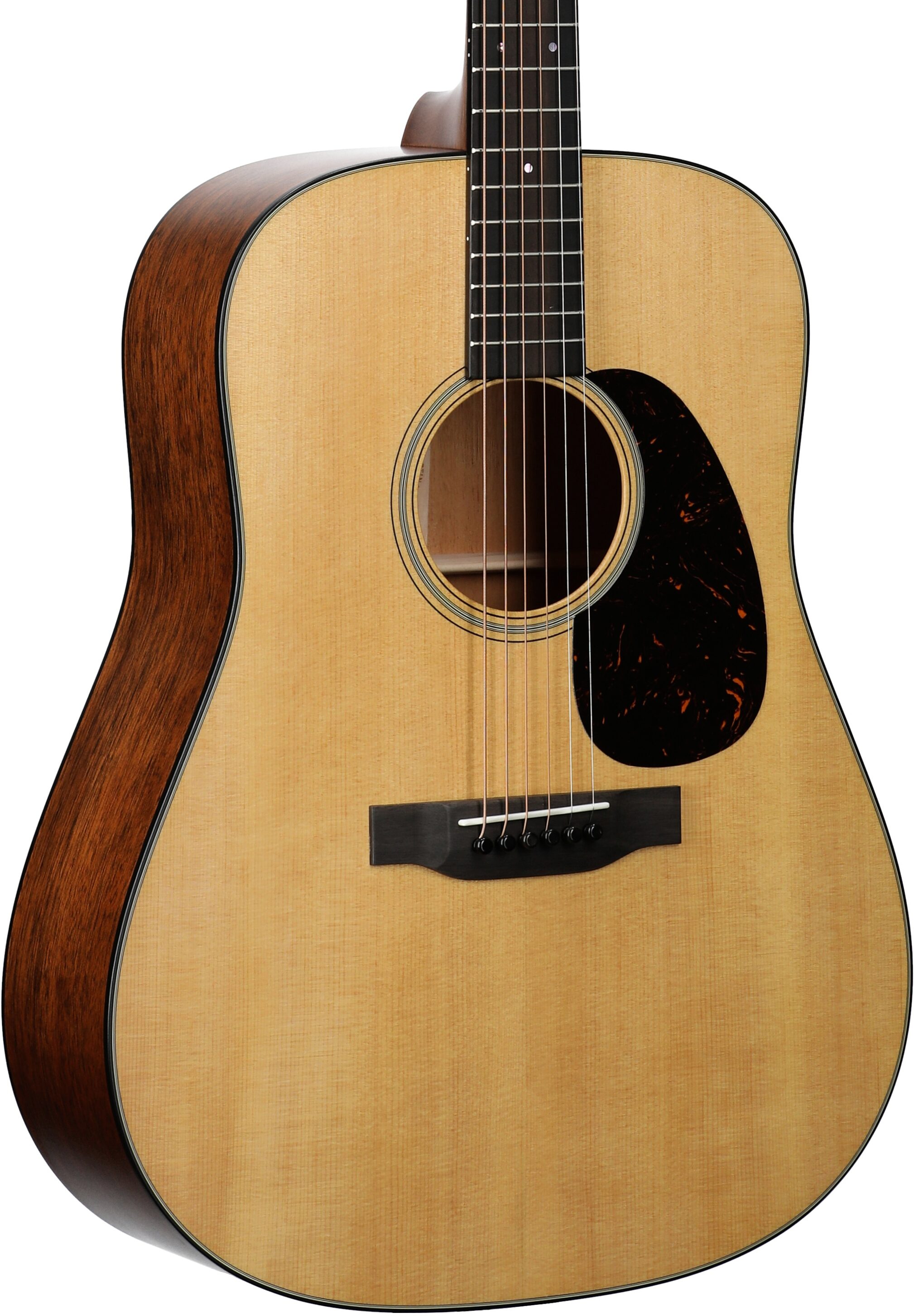 Martin D-18-v2 Satin Acoustic Guitar (with Case), Natural, Serial Number M2957287, Full Left Front