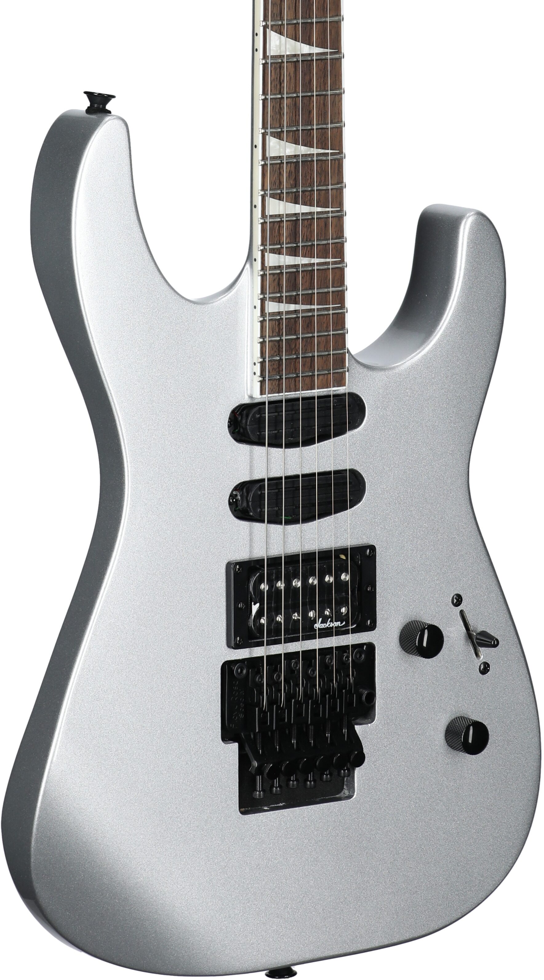 Jackson X Series Soloist SL3X DX Electric Guitar, Quicksilver, Full Left Front