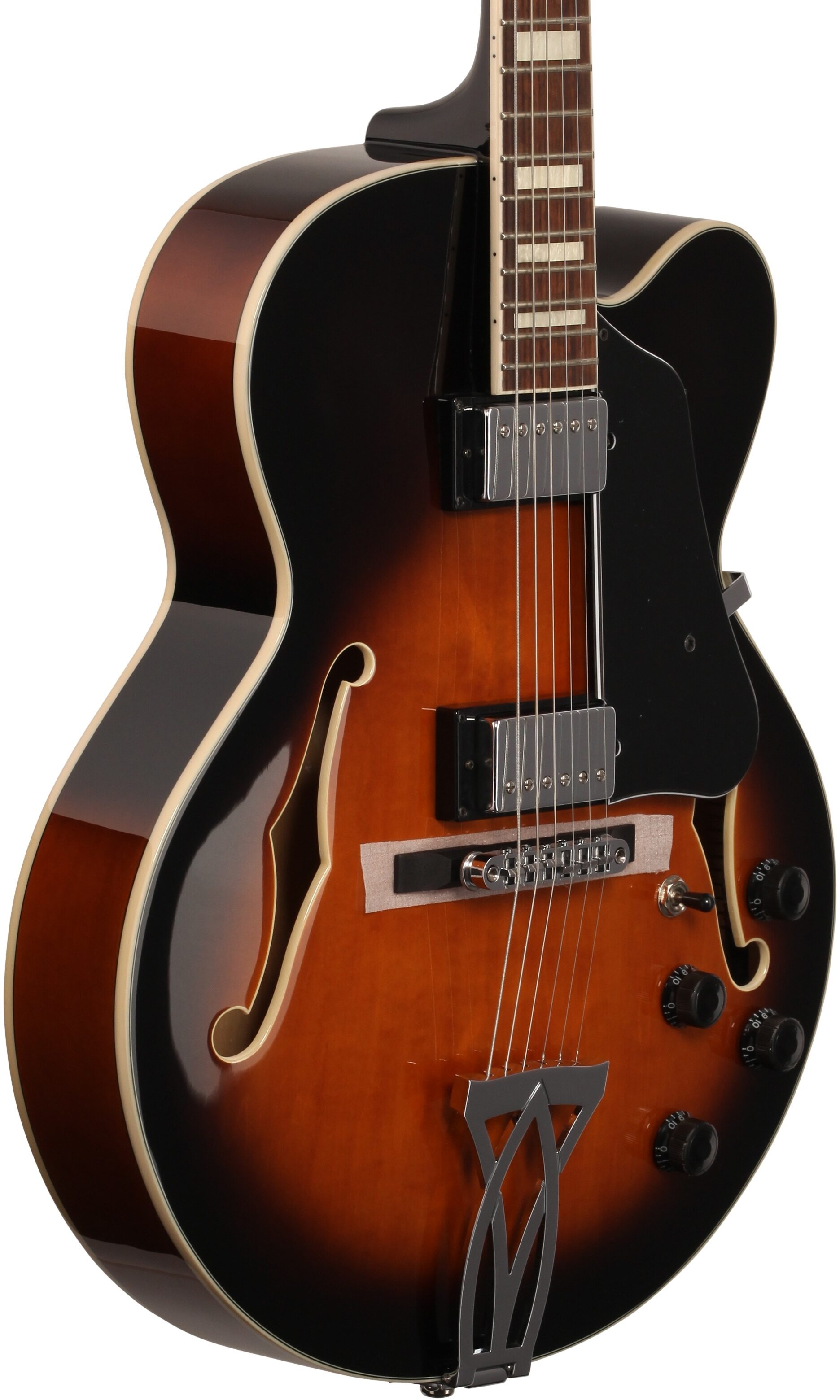 Ibanez AF75 Artcore Hollowbody Electric Guitar, Vintage Sunburst, Full Left Front
