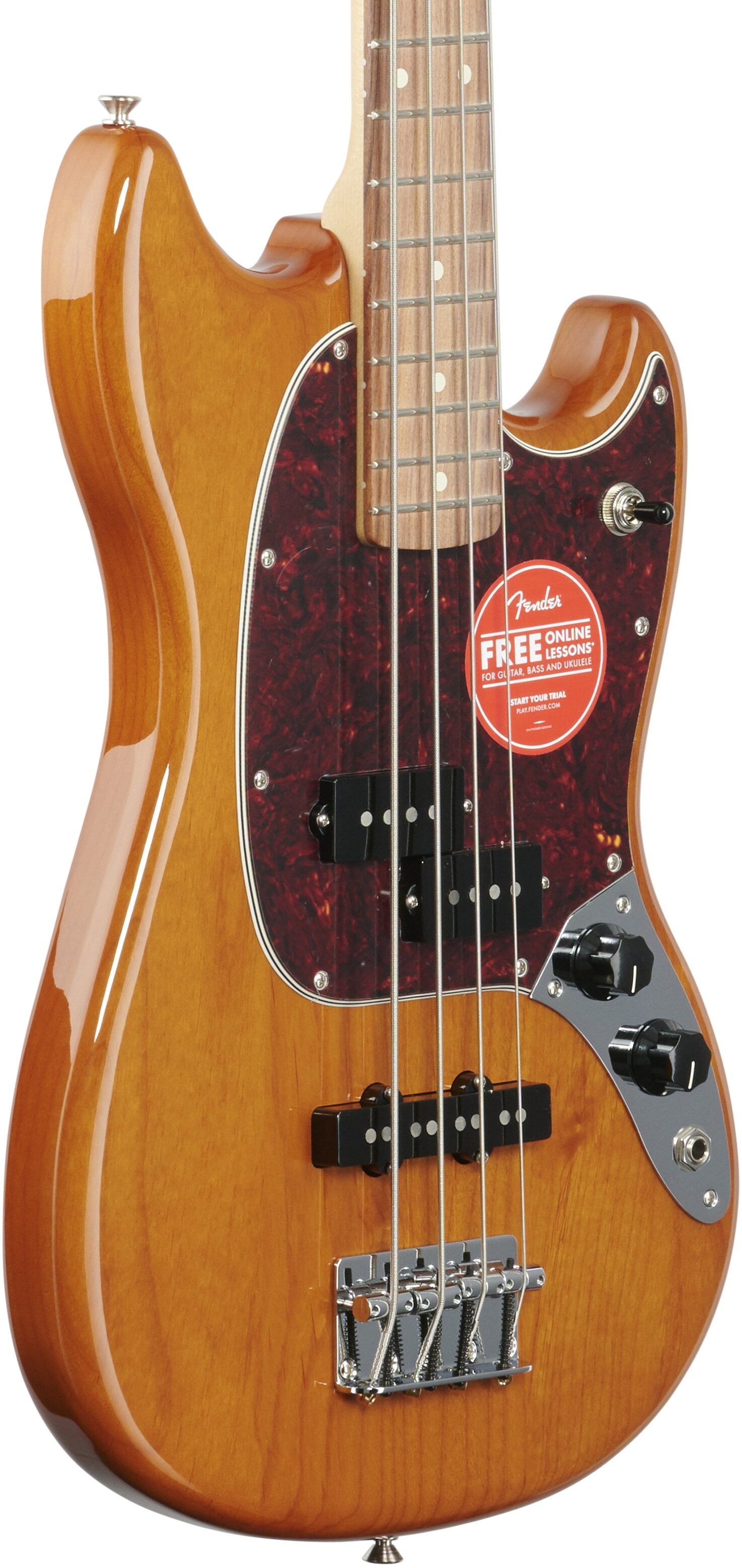 Chip Miraculous murder Fender Mustang PJ Pau Ferro Electric Bass | zZounds