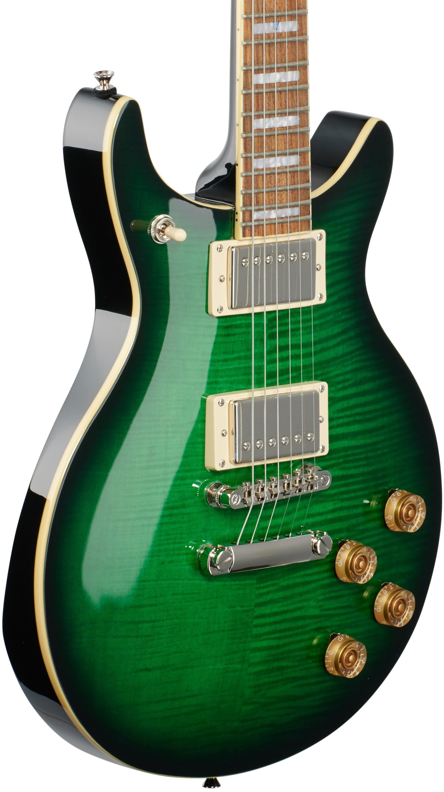 Epiphone DC PRO Double Cutaway Electric Guitar, Wild Ivy, Full Left Front