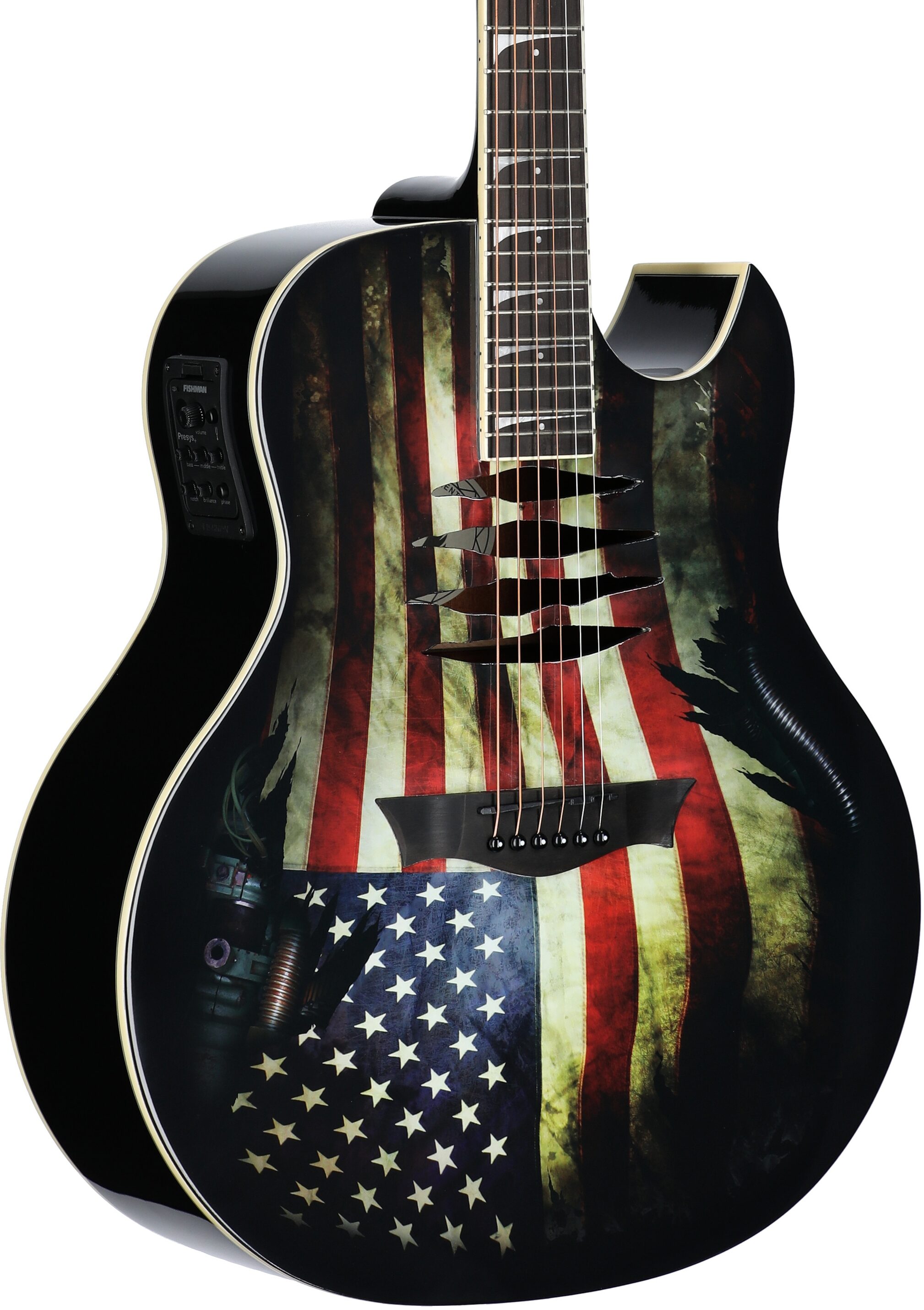 Dean Mako Valor Acoustic-Electric Guitar, New, Full Left Front
