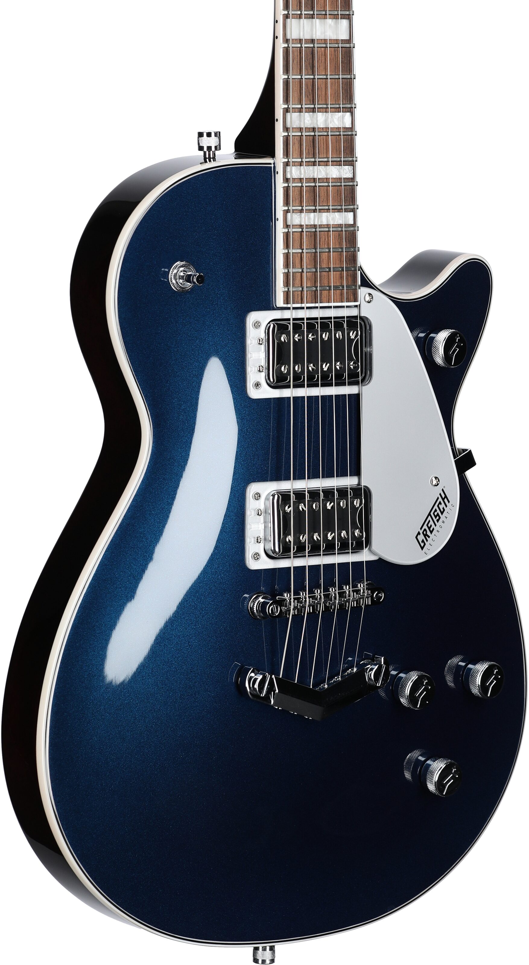 Gretsch G5220 Electromatic Jet BT Electric Guitar, Midnight Sapphire, Full Left Front
