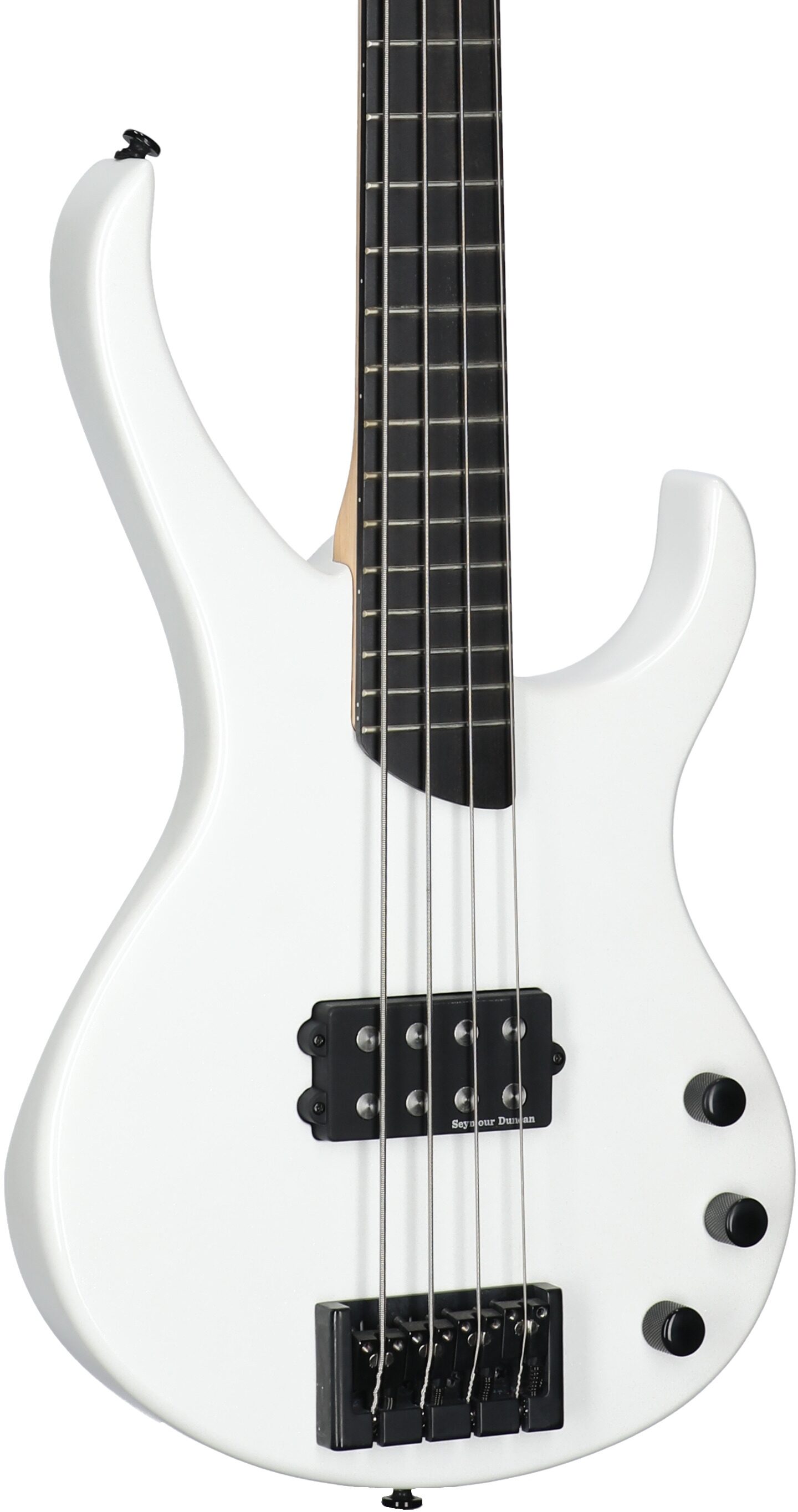 Kramer Disciple D-1 Electric Bass, Pearl White, Full Left Front
