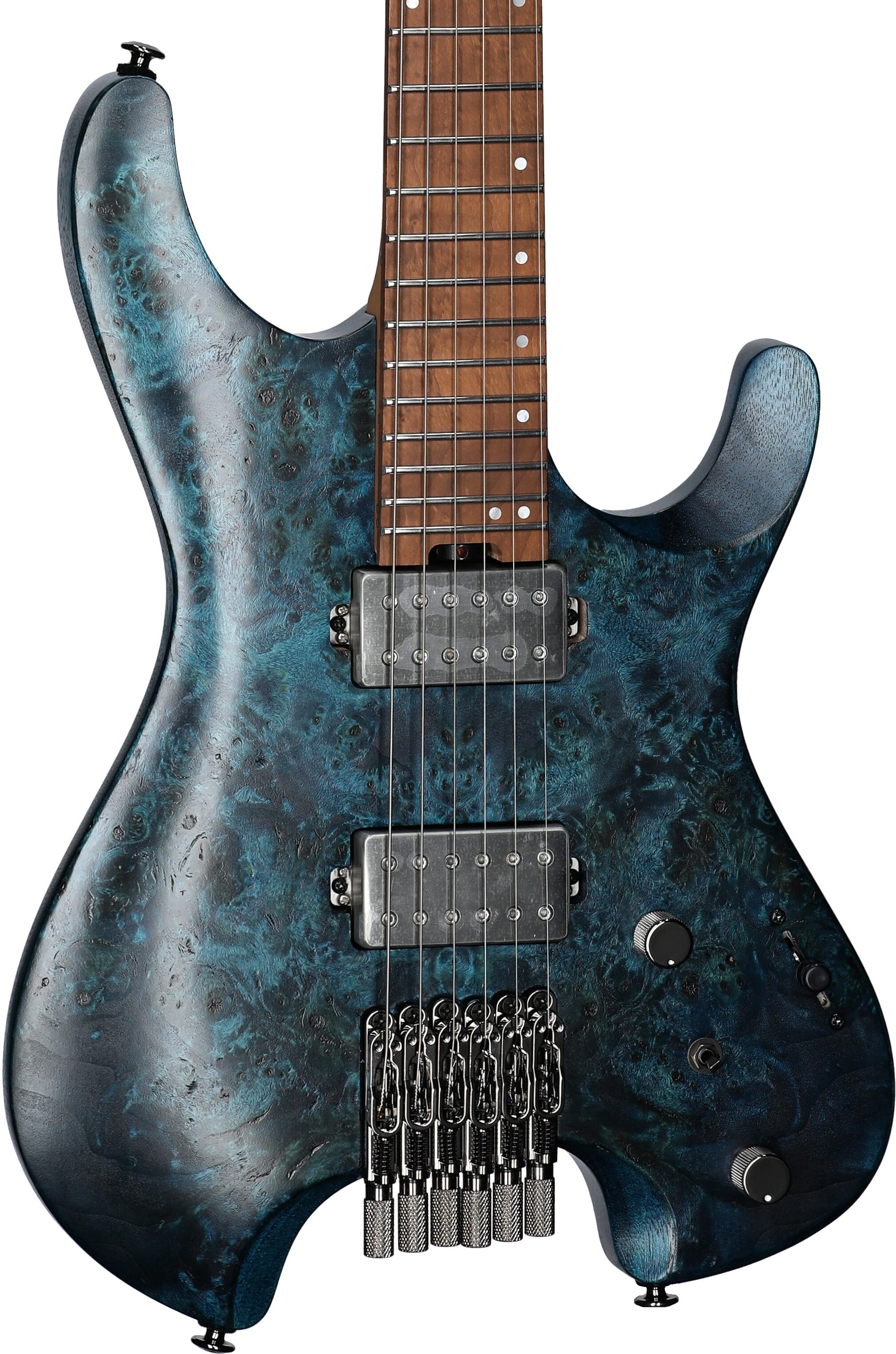 Ibanez Q52PB Electric Guitar (with Gig Bag), Cosmic Blue, Full Left Front