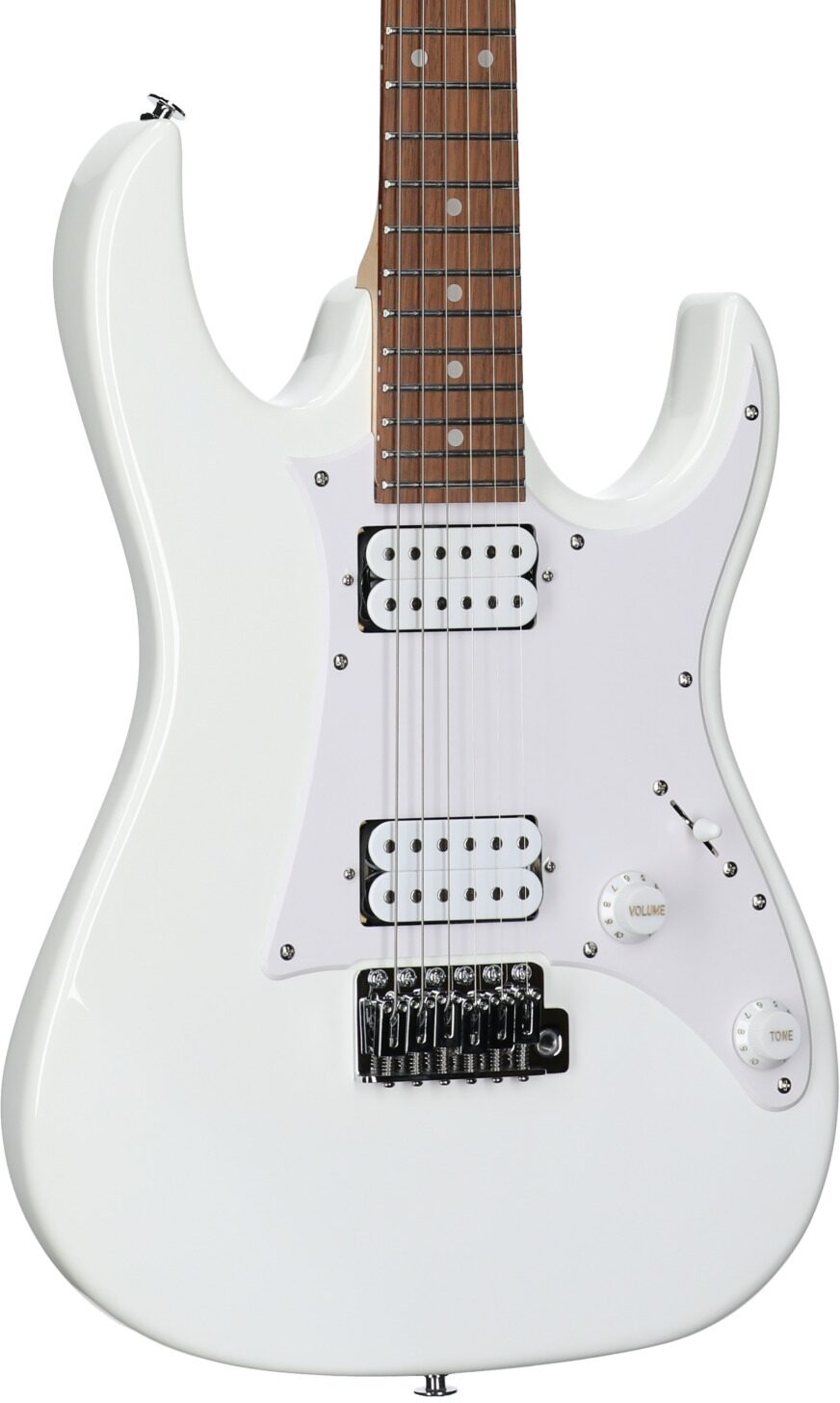 Ibanez GRX20W Electric Guitar, White, Full Left Front