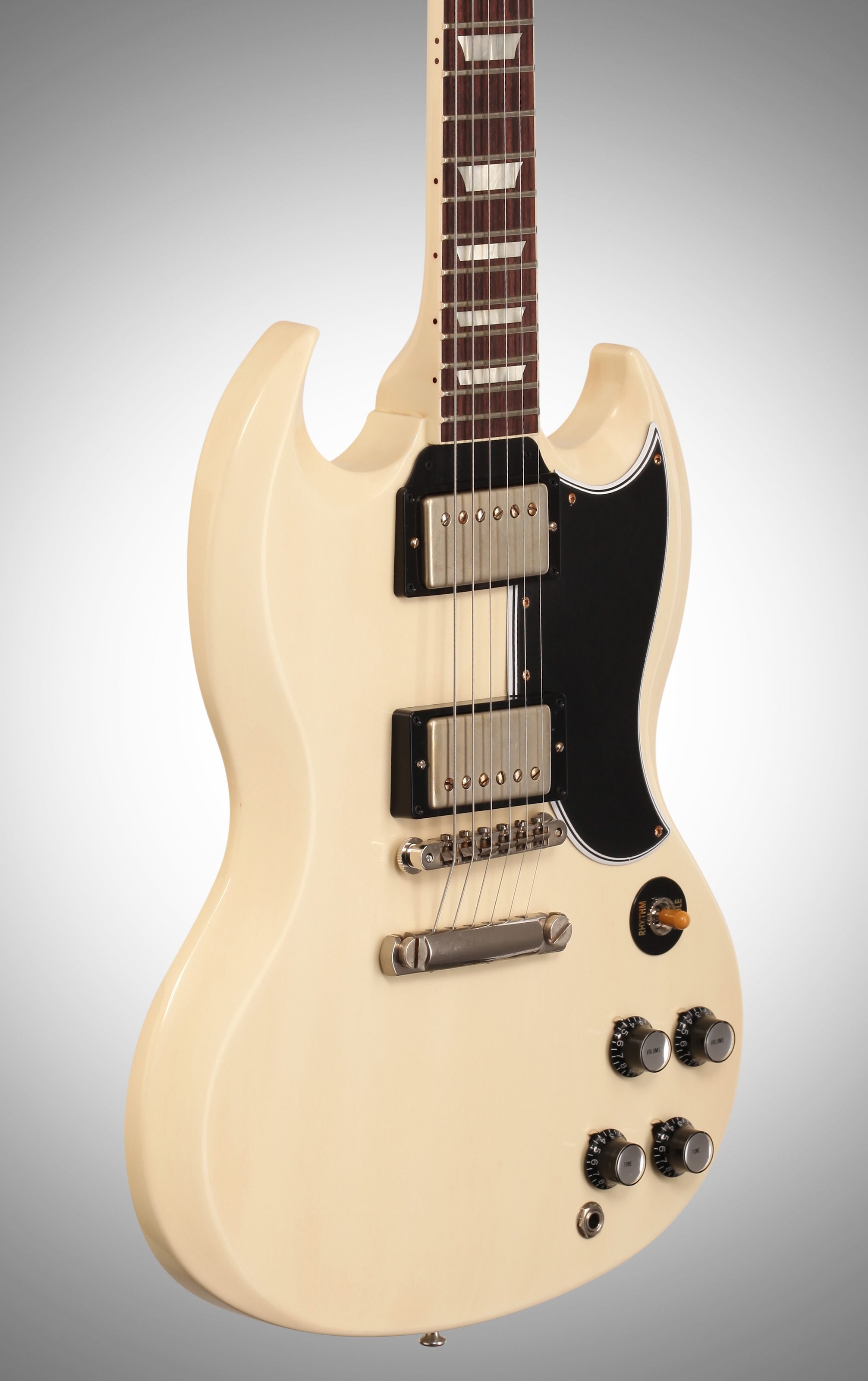 Used Gibson VOS SG Custom In Aged White 070991 The Music Gallery
