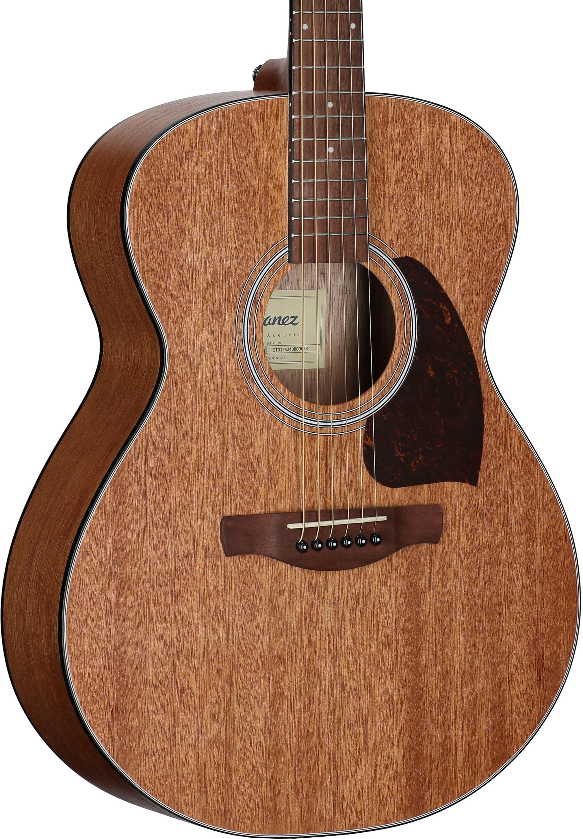 Ibanez PC54 Acoustic Guitar, Open Pore Natural, Full Left Front