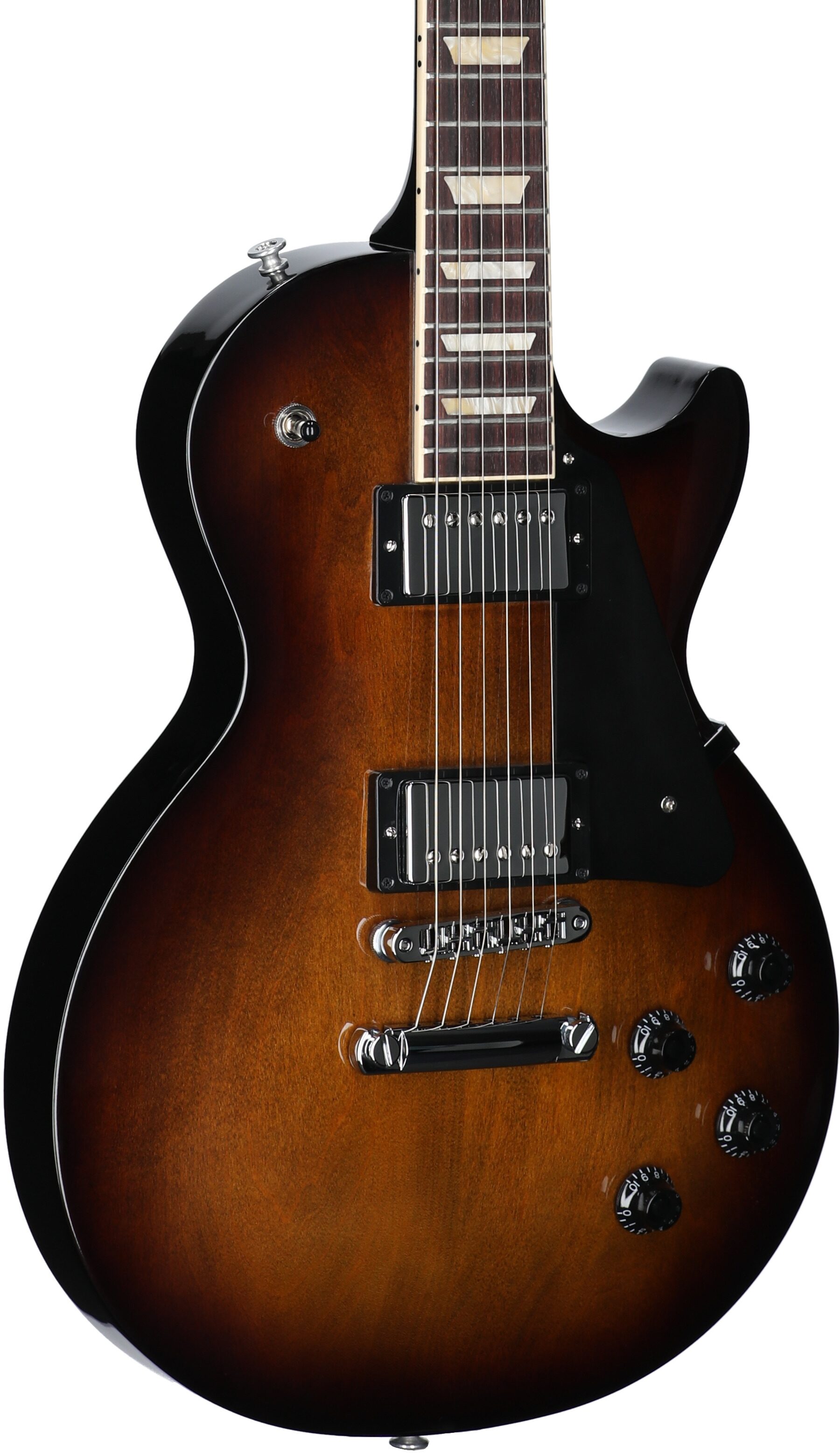 Gibson Les Paul Studio Electric Guitar (with Soft Case), Smokehouse Burst, Full Left Front