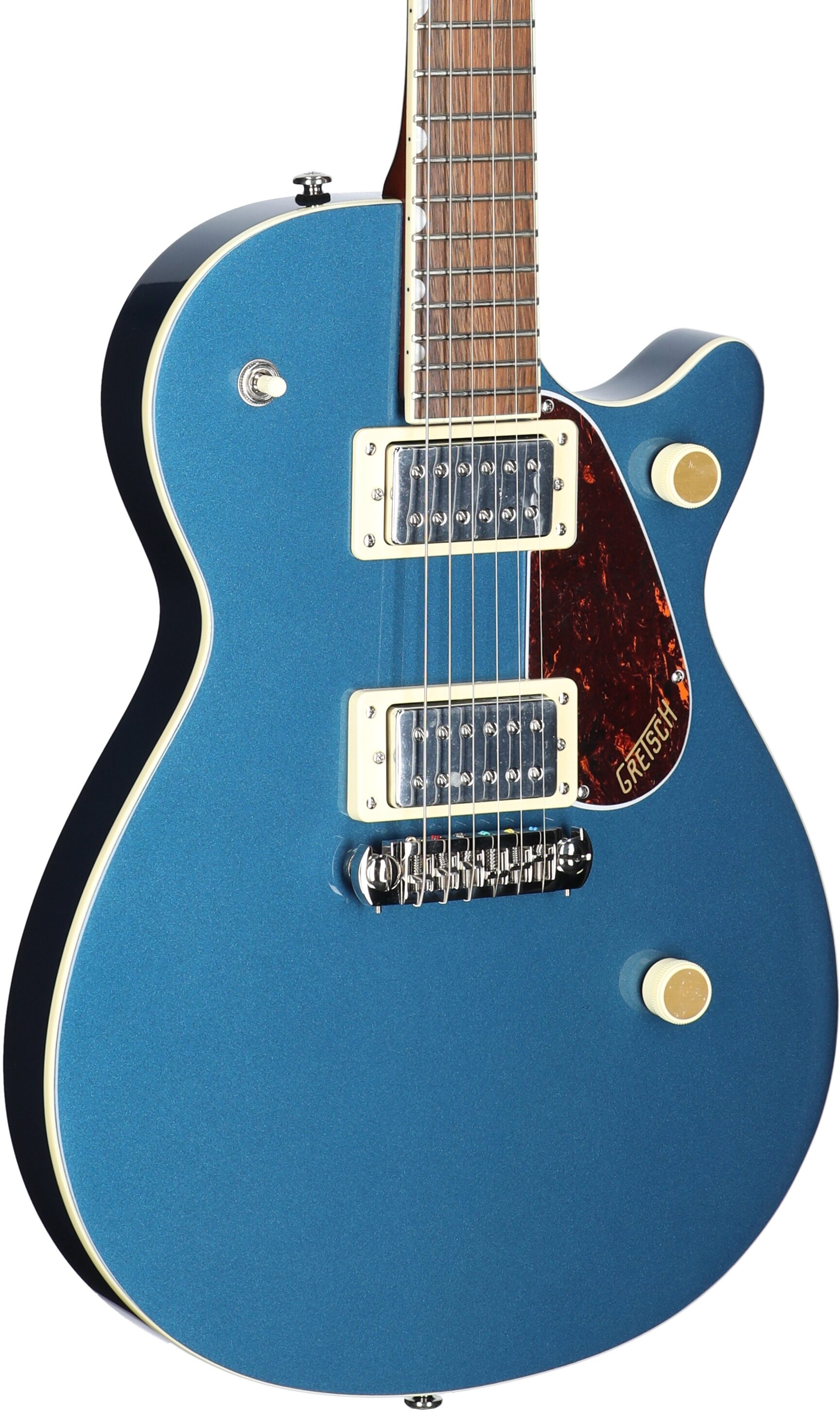 Gretsch Streamliner Jet Club Electric Guitar, Dark Denim, Full Left Front