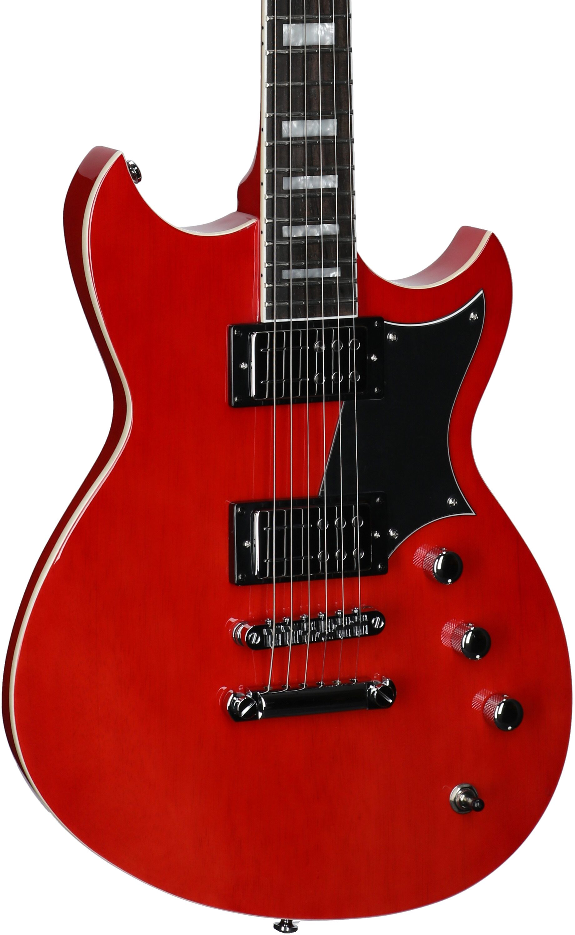 Reverend Sensei RA Electric Guitar, Transparent Cherry, Full Left Front