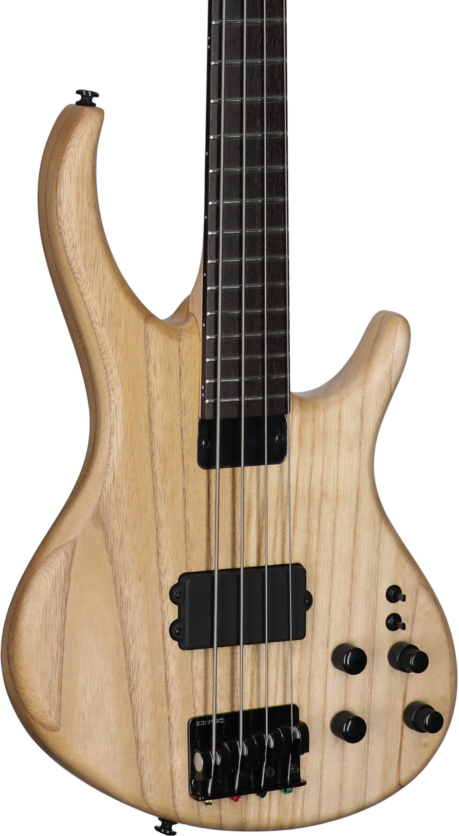 Tobias Growler IV Premium Electric Bass (with Gig Bag), Satin Natural, Full Left Front