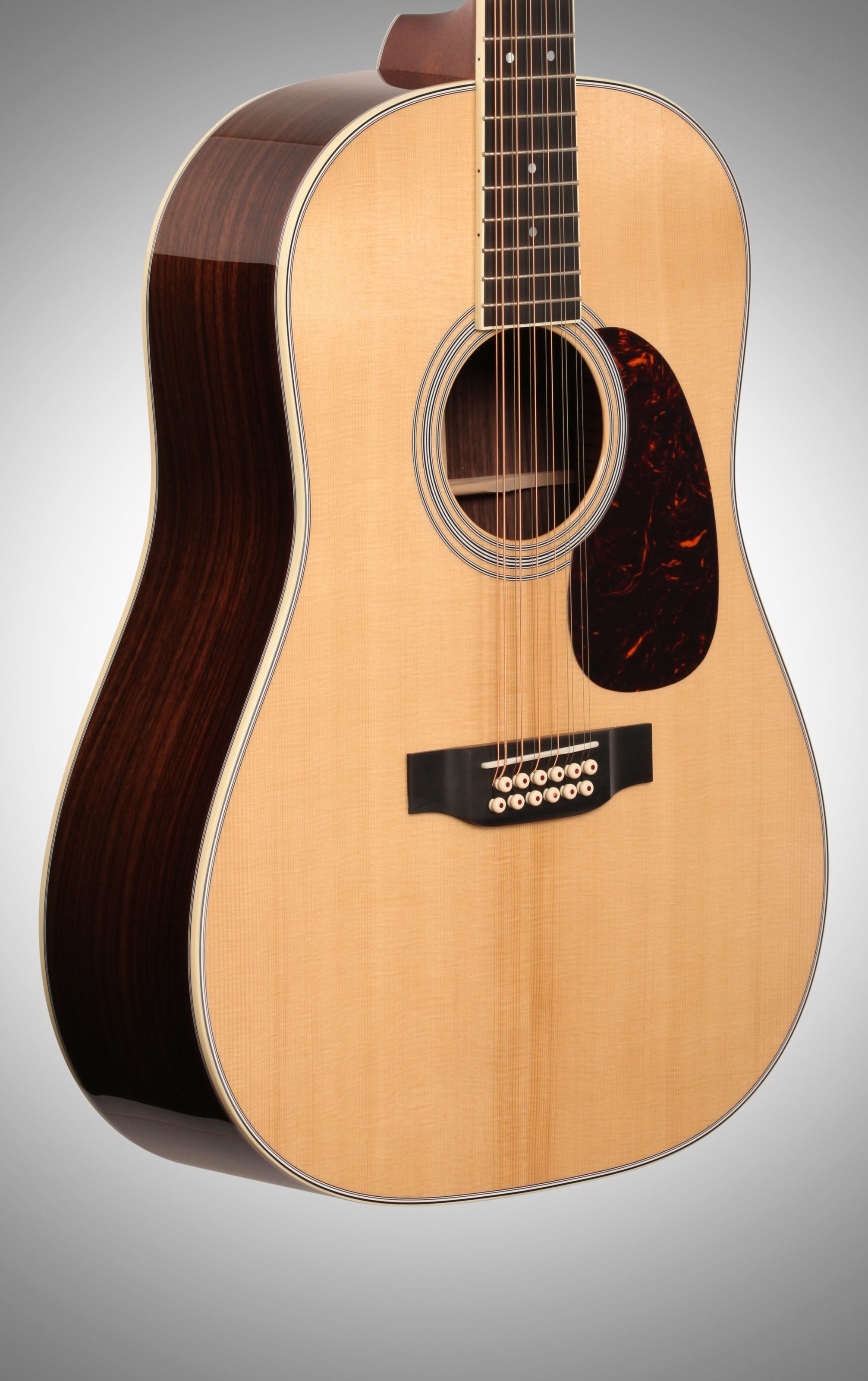 Martin D12-35 50th Anniversary Dreadnought Acoustic Guitar (12-String, with Case), Full Left Front