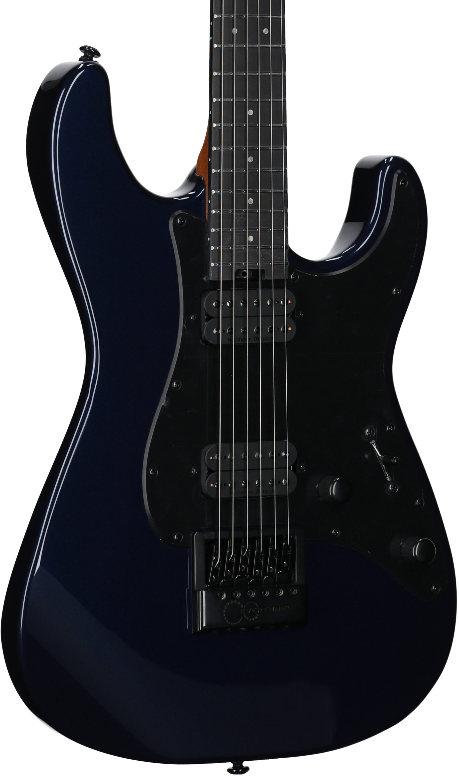 Charvel Pro-Mod Plus So-Cal SC1 HH Electric Guitar (with Gig Bag), Midnight Blue, Full Left Front