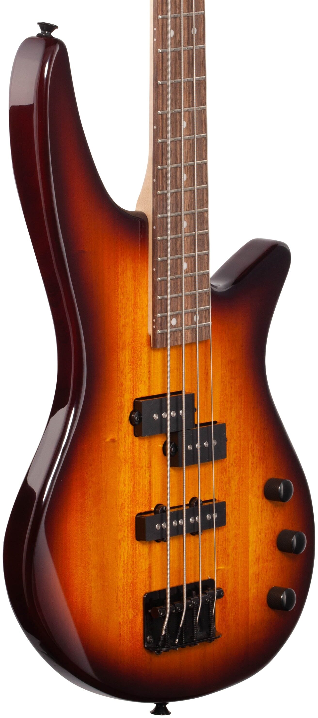 Jackson JS2 Spectra Electric Bass, Tobacco Burst, Full Left Front