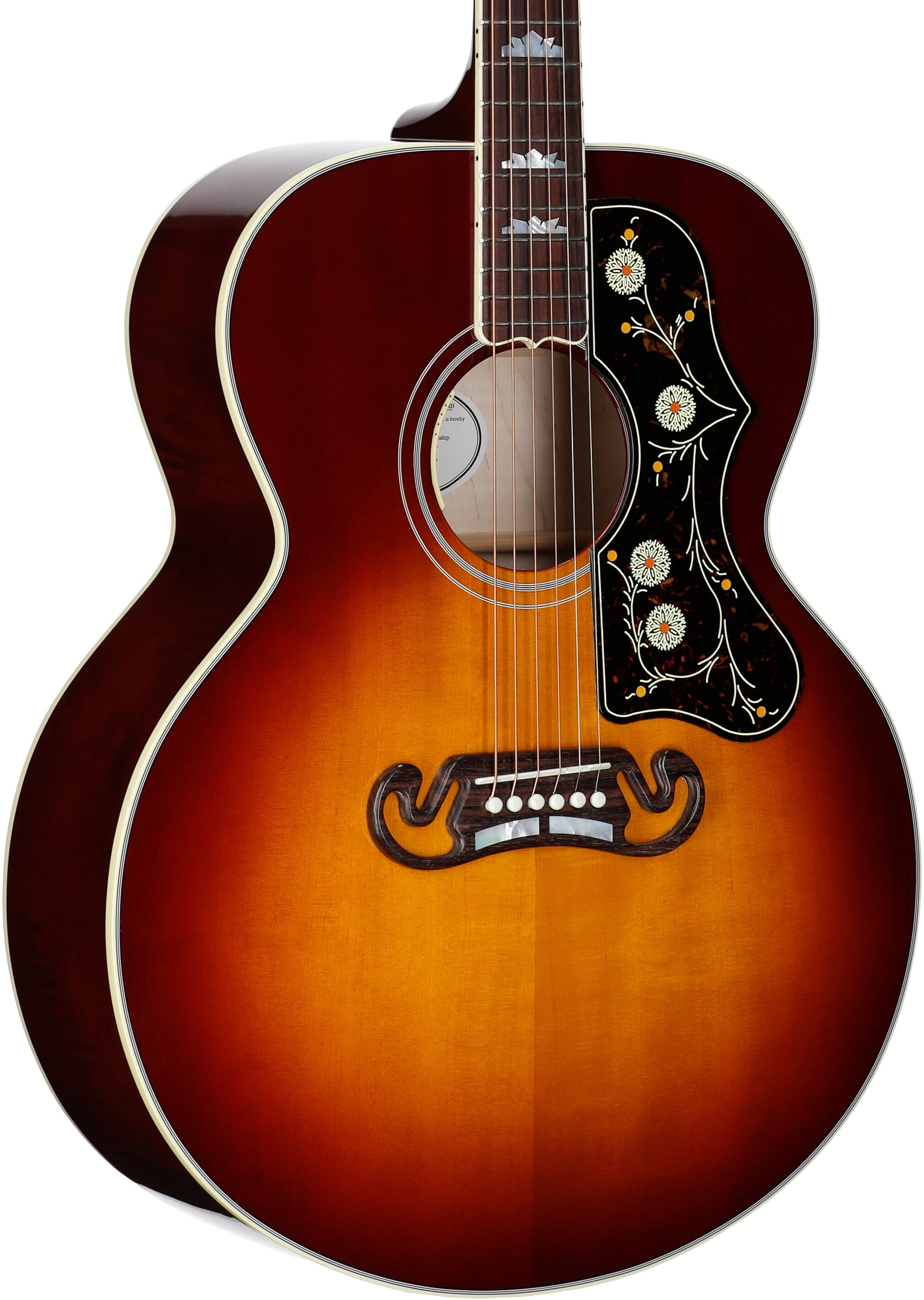 Gibson SJ-200 Standard Maple Jumbo Acoustic-Electric Guitar (with Case), Autumnburst, Full Left Front