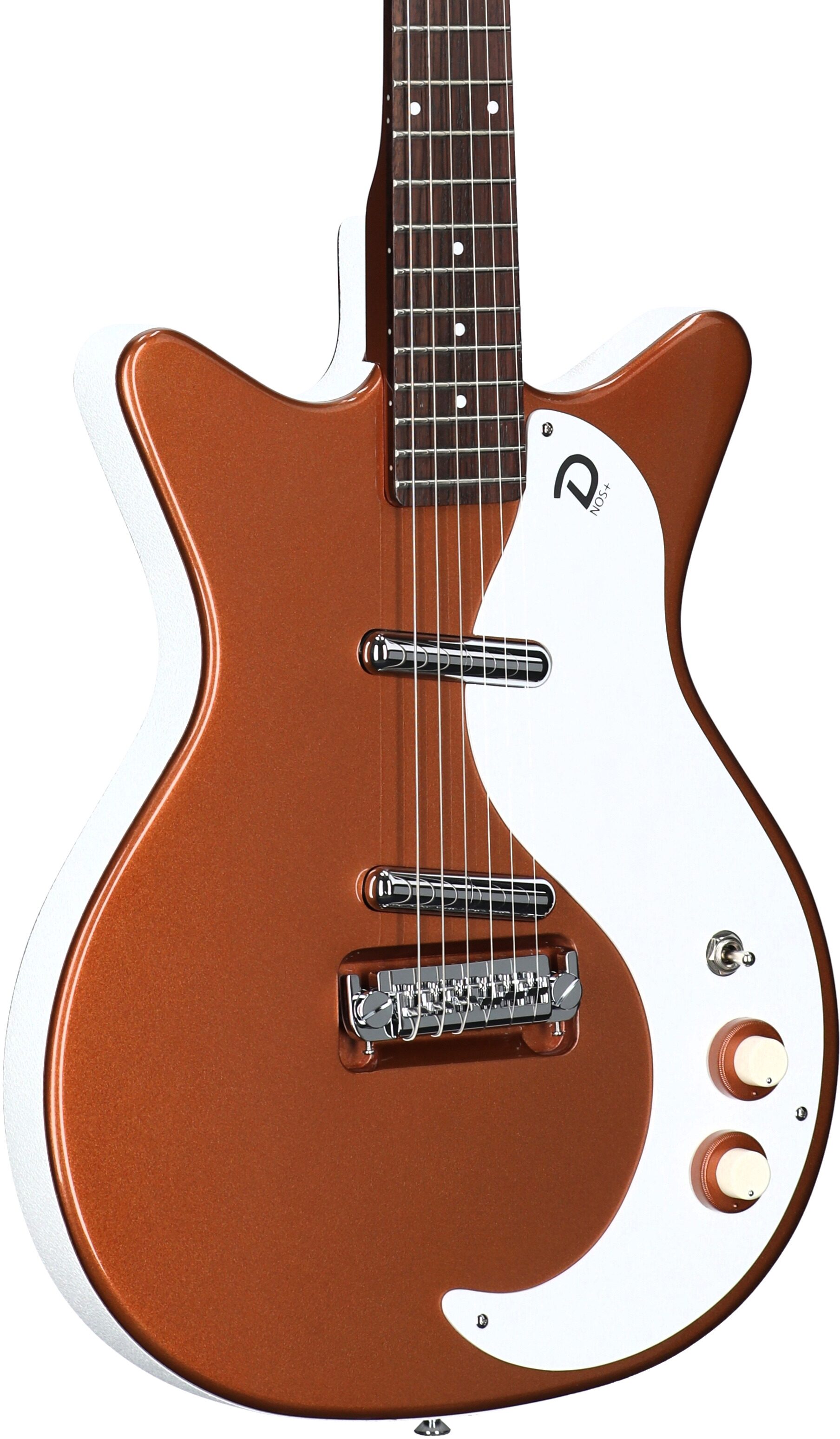 Danelectro '59 MOD NOS Electric Guitar, Copper, Full Left Front