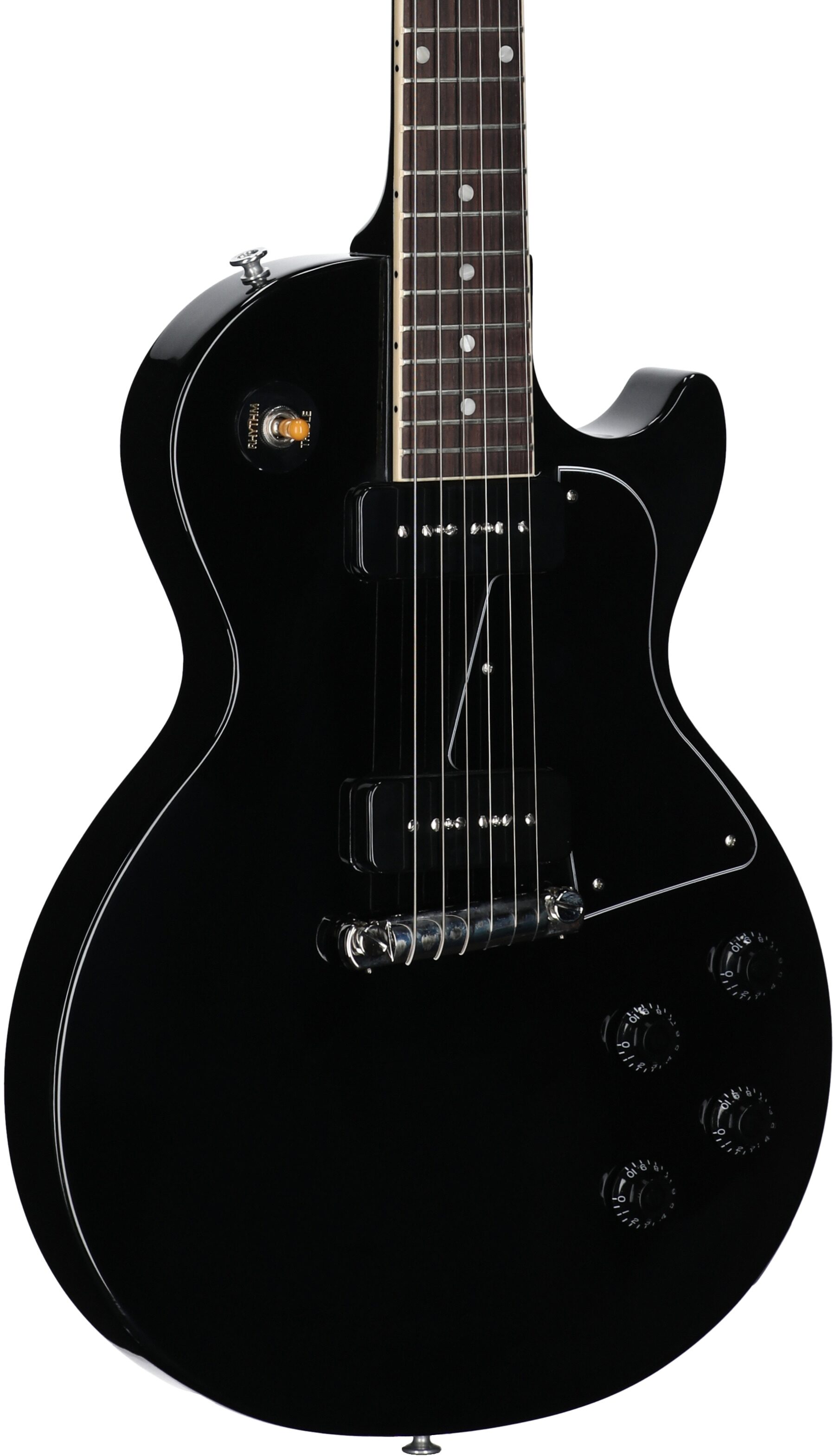 Gibson Les Paul Special Electric Guitar (with Case), Ebony, Full Left Front