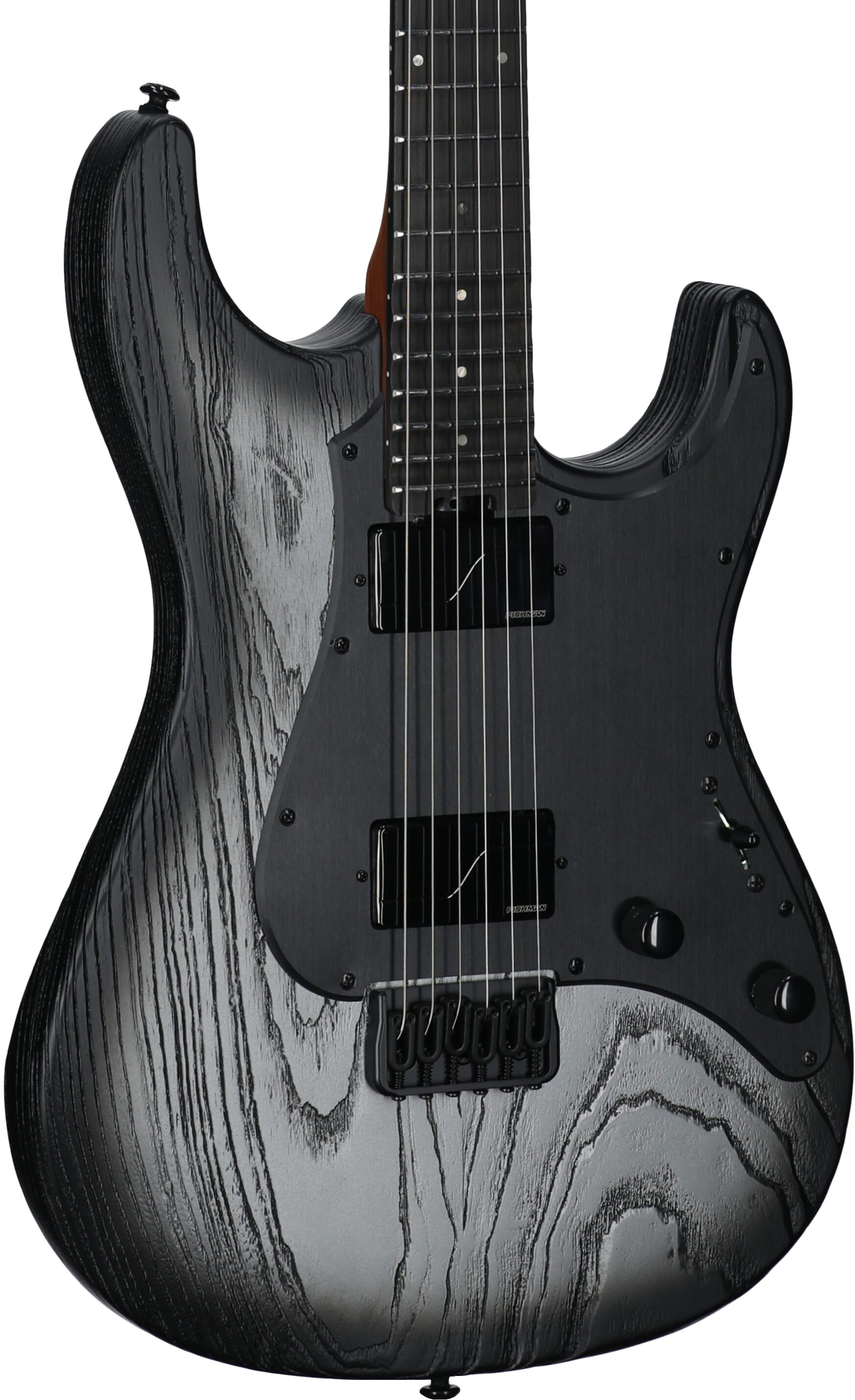 ESP LTD Deluxe SN-1000HT Electric Guitar, Silver Blast, Full Left Front