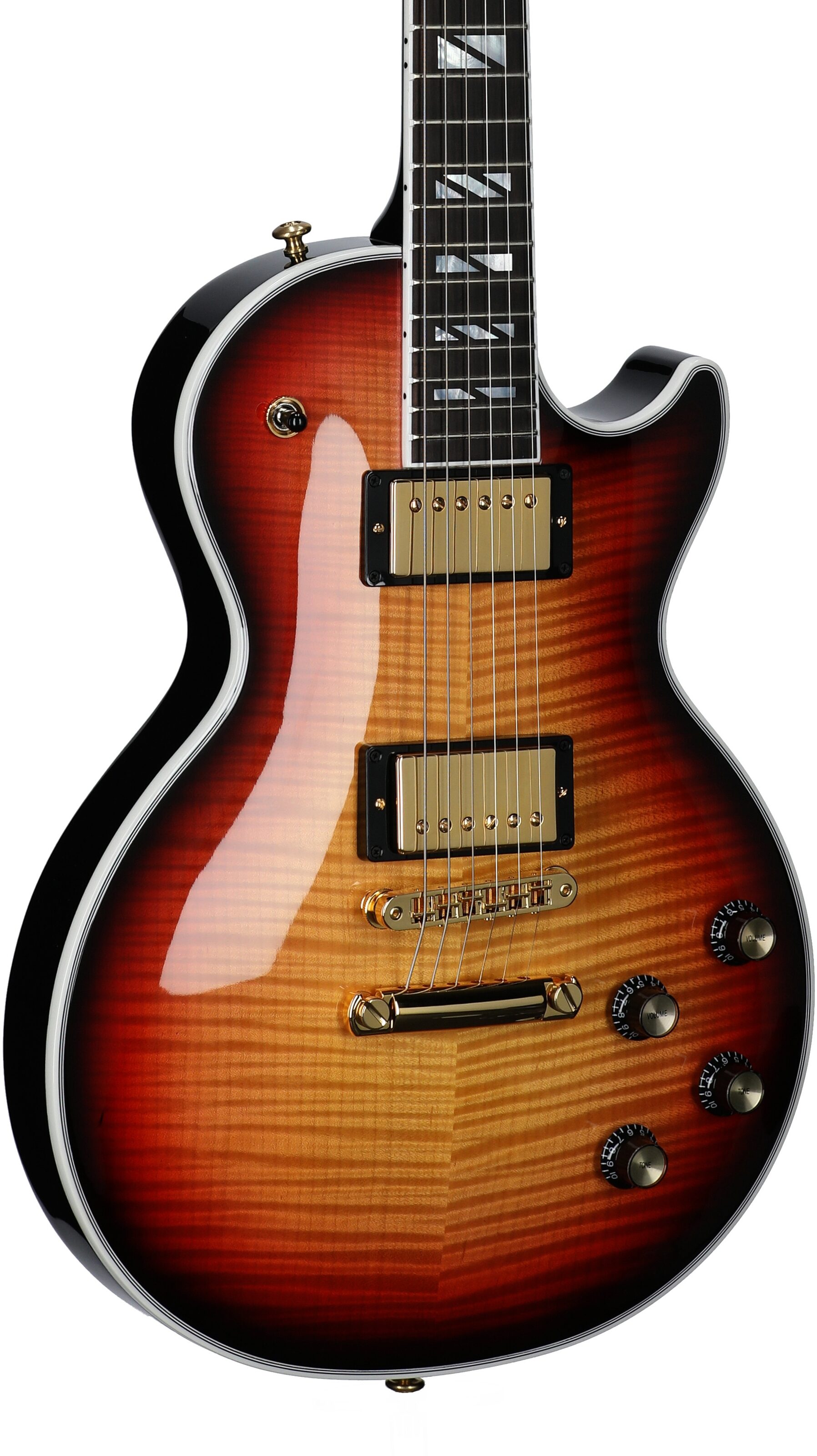 Gibson Les Paul Supreme AAA Figured Electric Guitar (with Case), Fireburst, Open Box (Very Good), Full Left Front