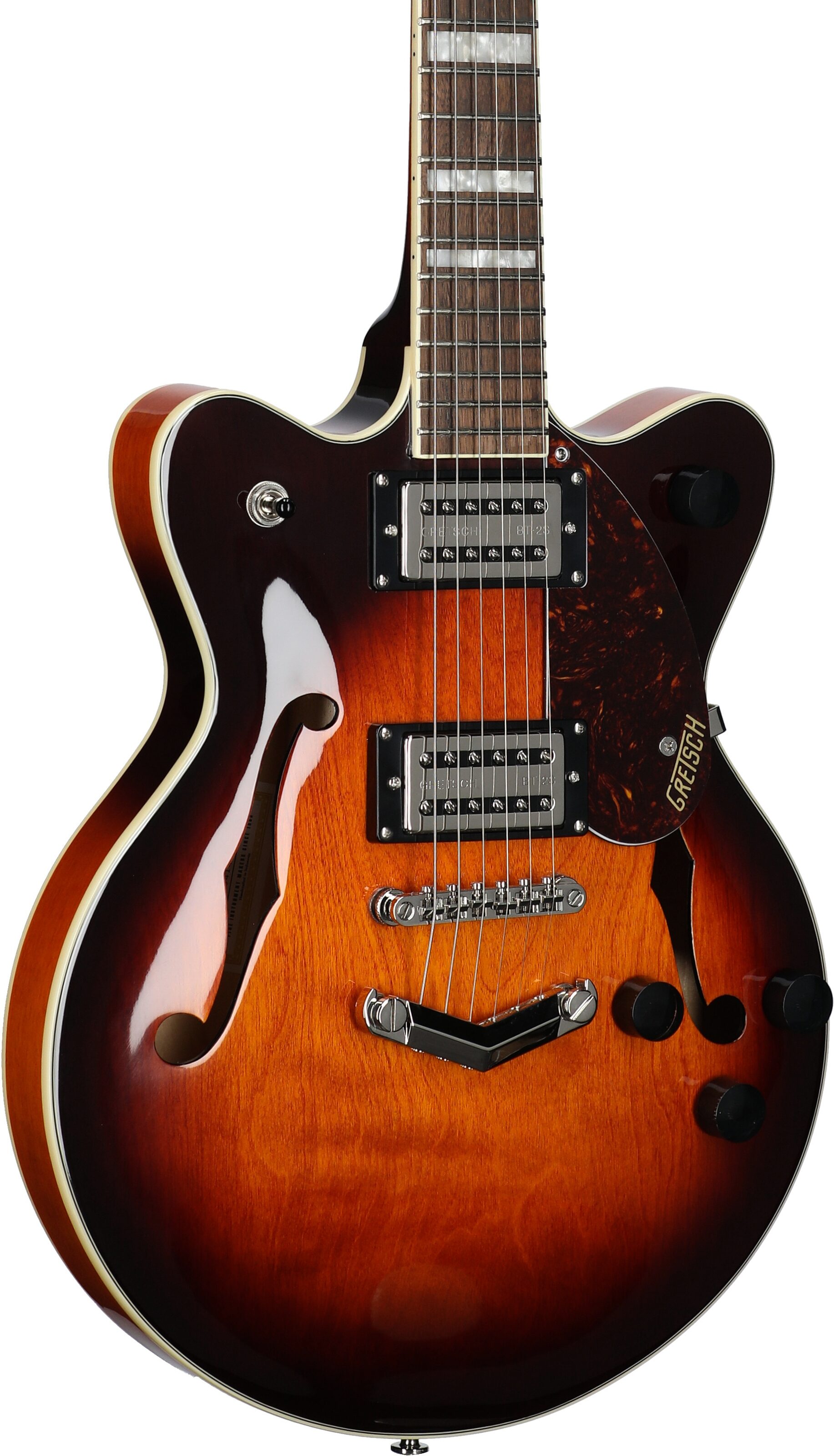 Gretsch G2655 Streamliner Center Block Junior Electric Guitar, Double Cut Forge Glow, Full Left Front