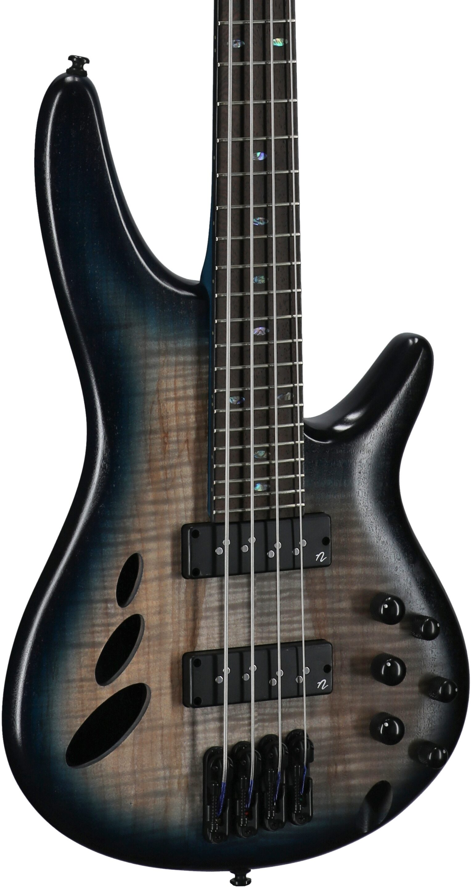 Ibanez SRD900 Electric Bass, Cosmic Blue Starburst Low Gloss, Full Left Front