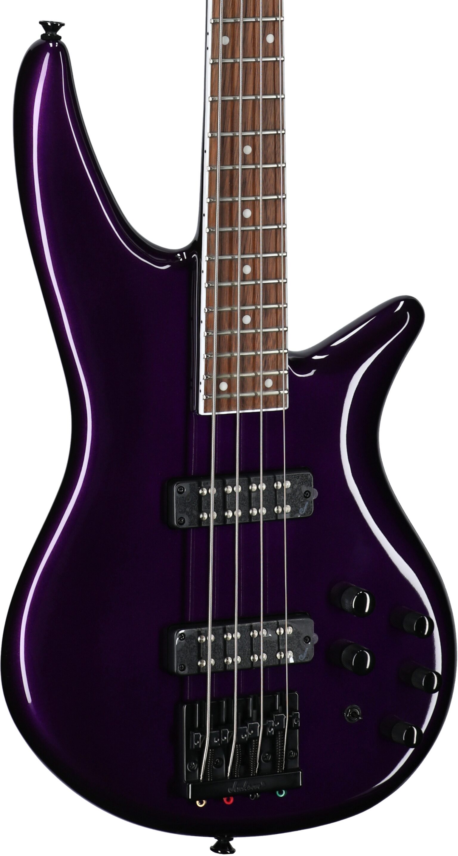 Jackson X Series Spectra SBX IV Electric Bass, Deep Purple, Full Left Front