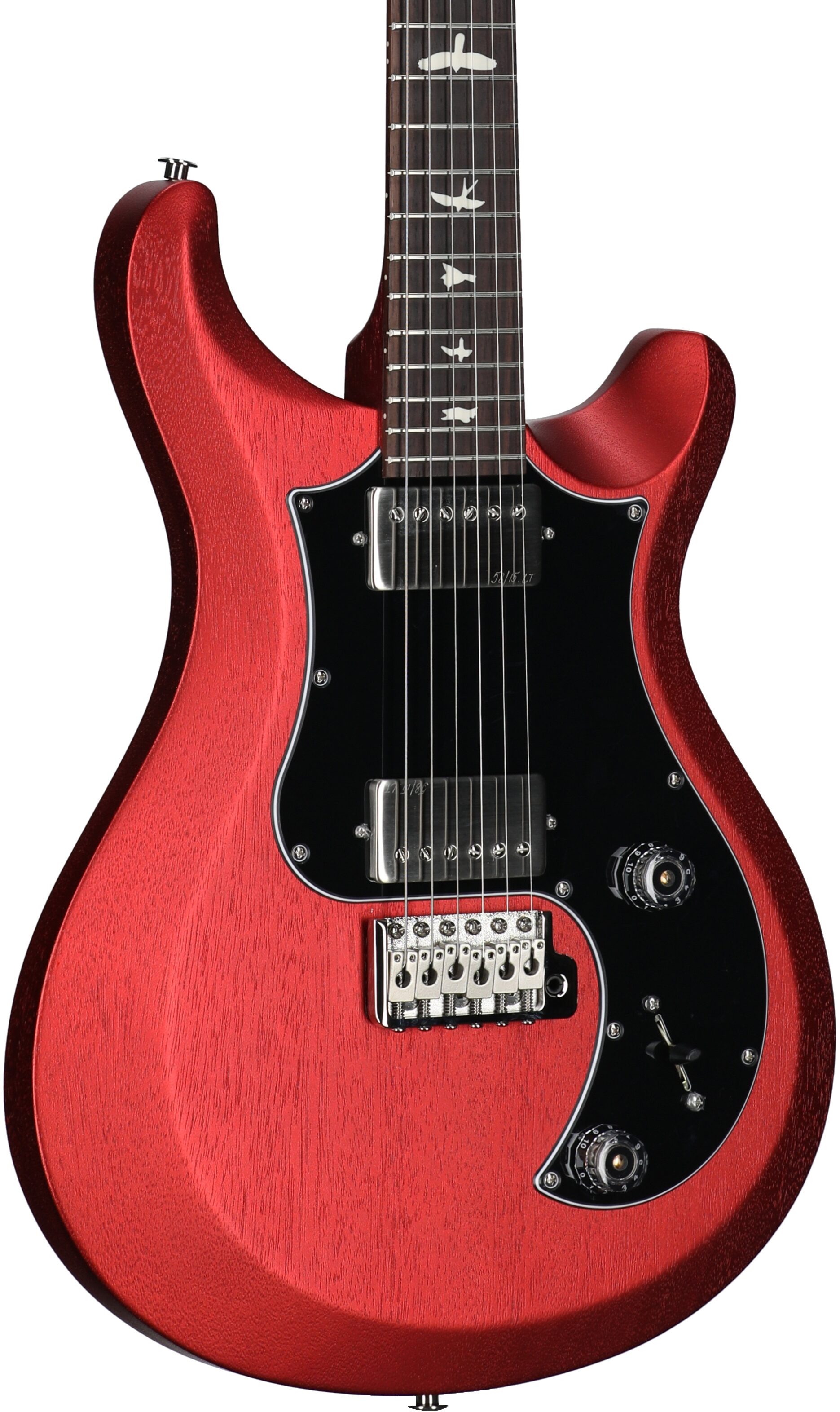 PRS Paul Reed Smith S2 Standard 22 Satin Electric Guitar, Red Apple Metallic, Full Left Front