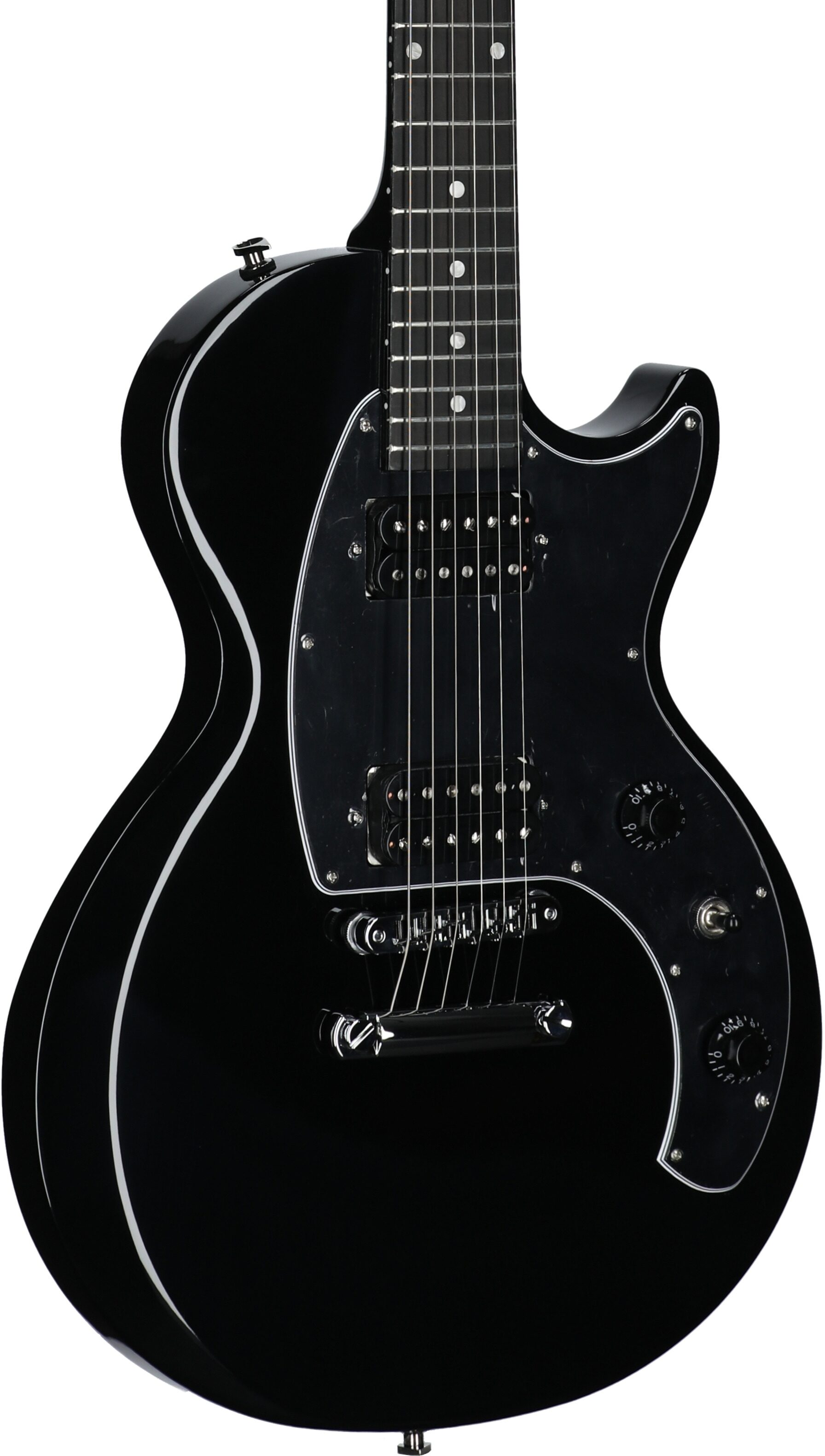 Gibson Limited Edition Les Paul Music City Special 50th Anniversary Electric Guitar (with Soft Case), Ebony, Full Left Front