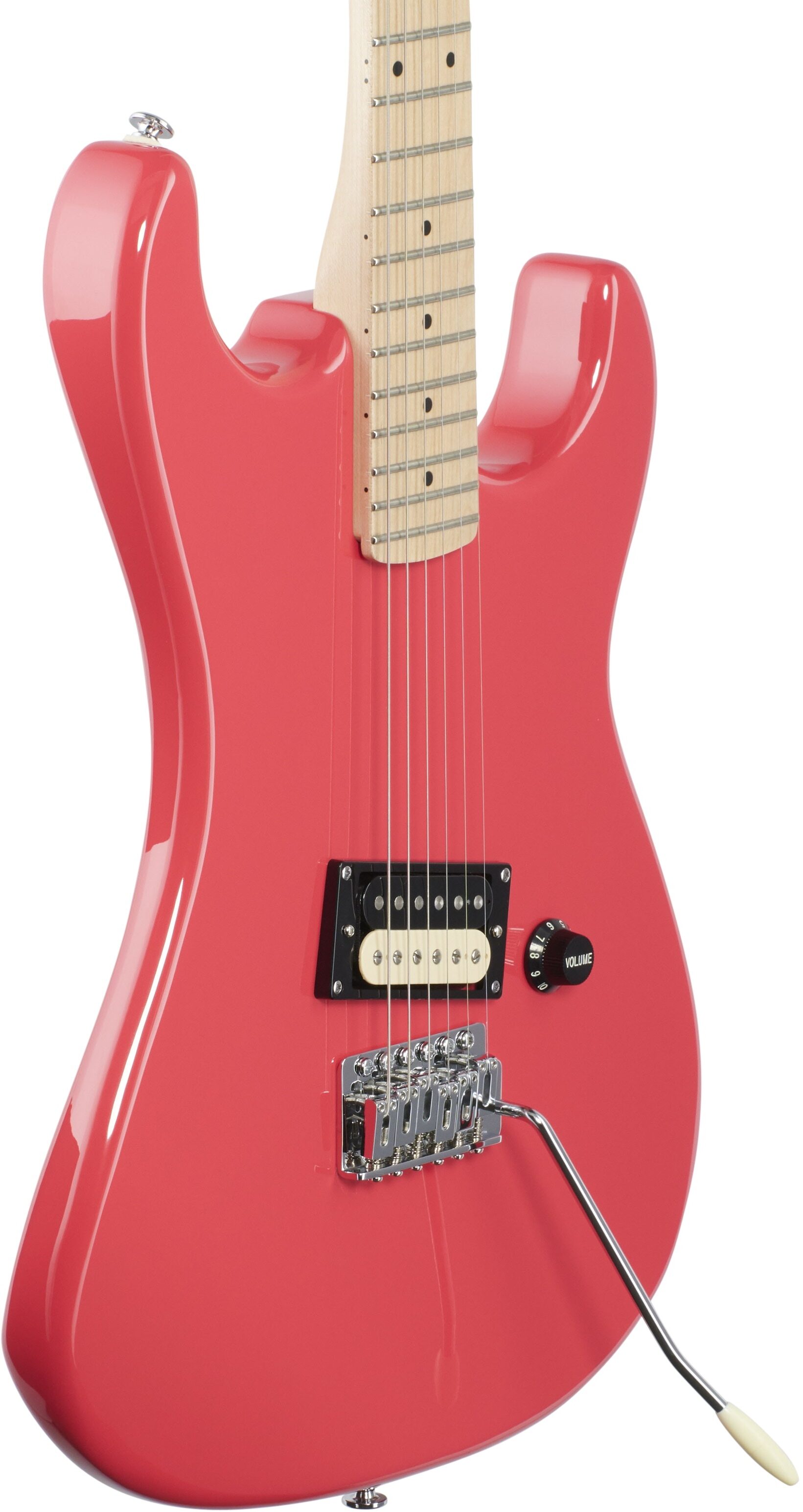 Kramer Baretta Special Electric Guitar, with Maple Fingerboard, Ruby Red, Full Left Front
