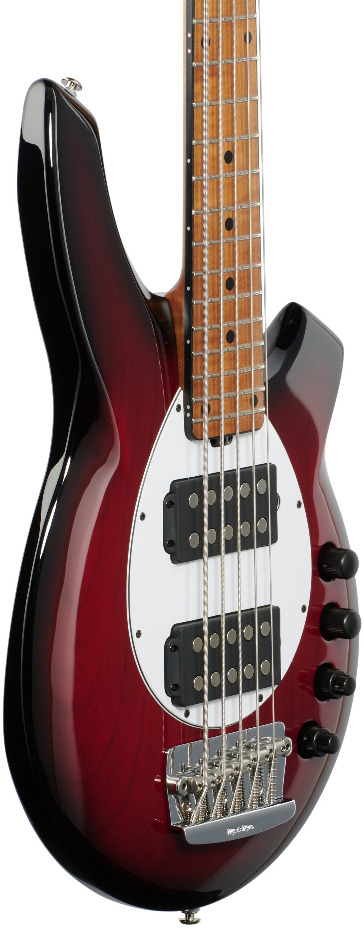 Ernie Ball Music Man BFR Bongo 5HH Electric Bass, 5-String (with Case), Full Left Front