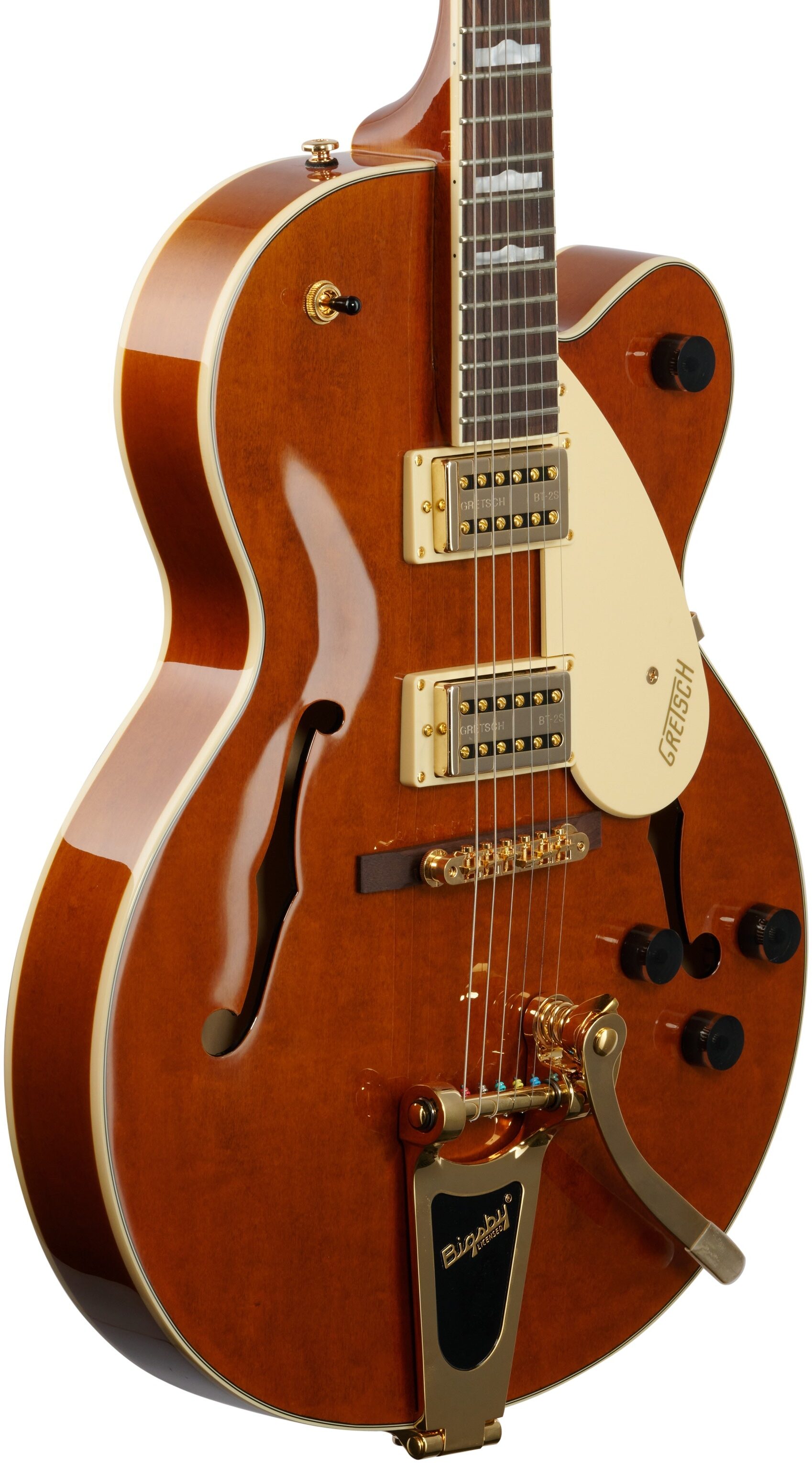 Gretsch G2410TG Streamliner Hollowbody Single-Cut Electric Guitar, Single Barrel, Full Left Front
