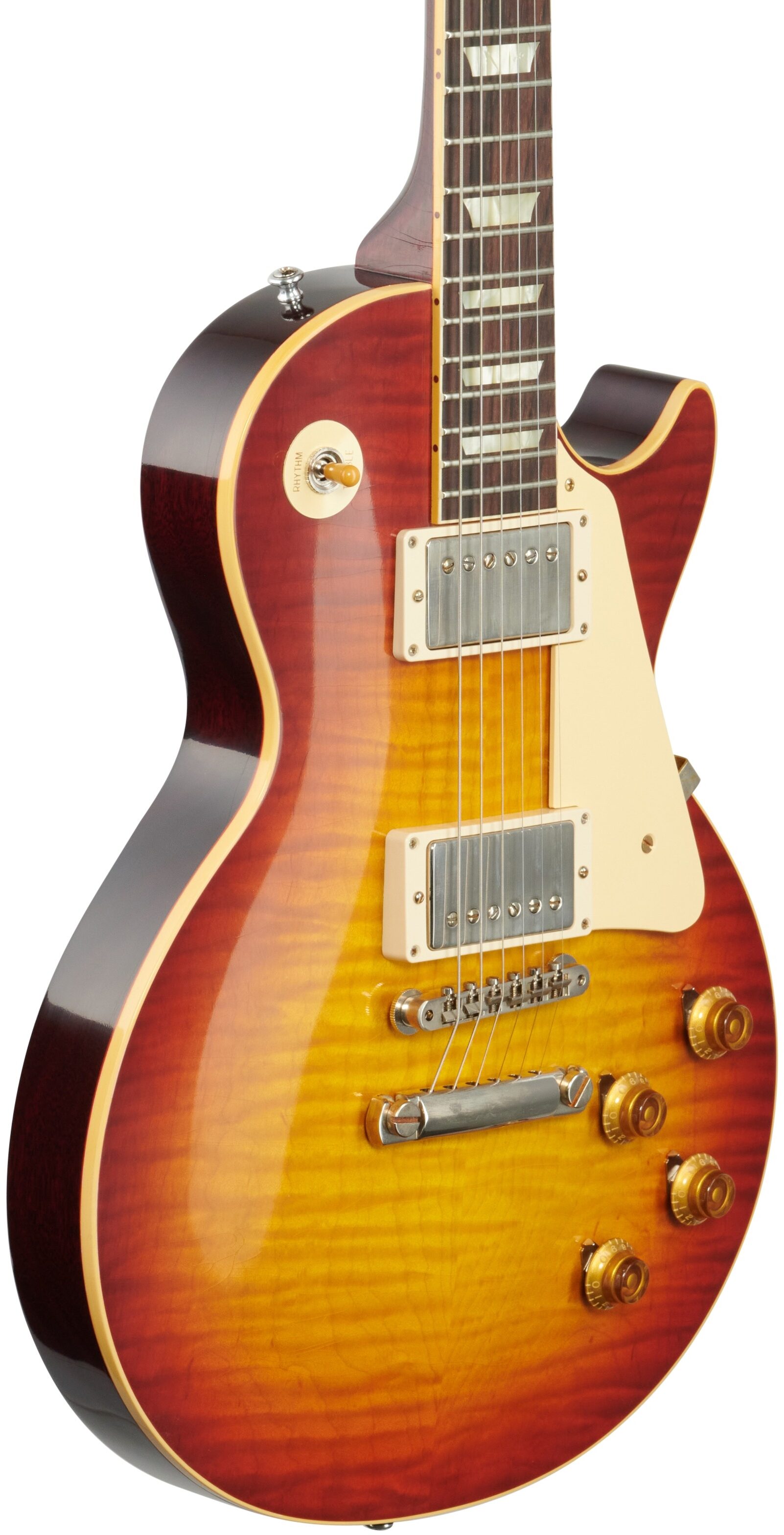 Gibson Custom 1959 Les Paul Standard Murphy Lab Ultra Light Aged Electric Guitar (with Case), Sunrise Tobacco Burst, Full Left Front