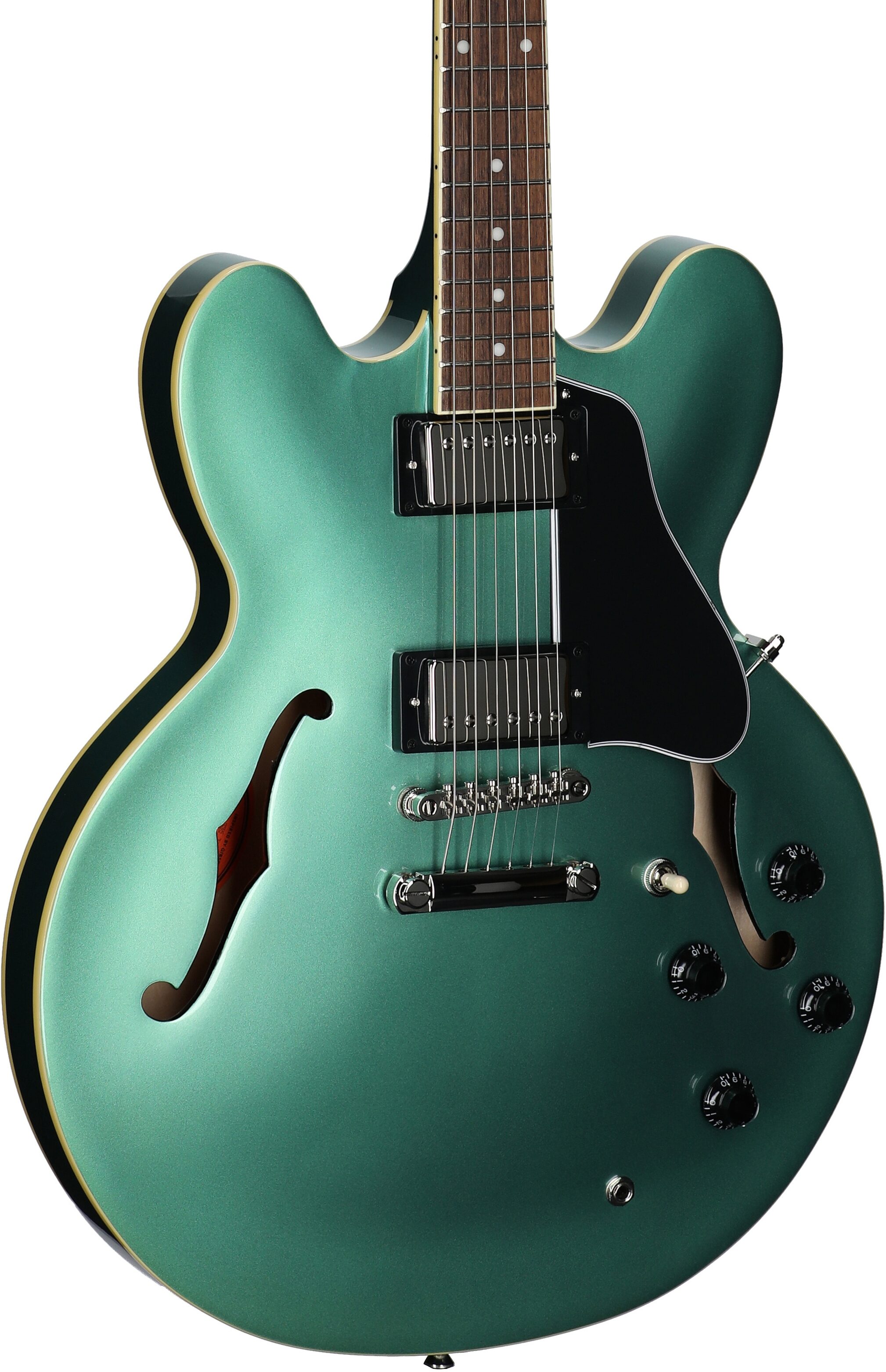 Epiphone ES-335 Traditional Pro Electric Guitar, Inverness Green, Full Left Front