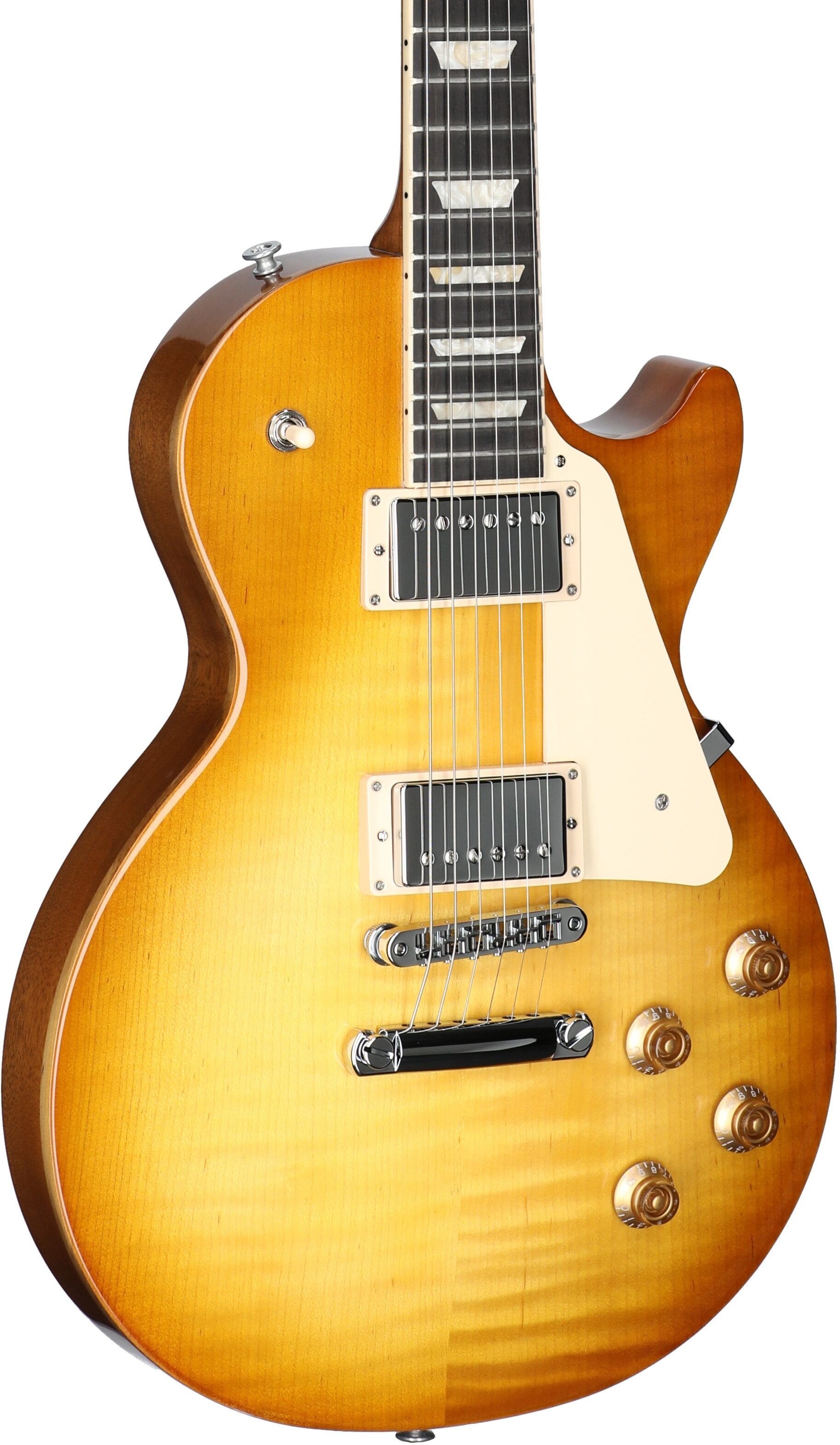 Gibson Les Paul Studio Session Electric Guitar (with Soft Case), Honey Burst, Full Left Front
