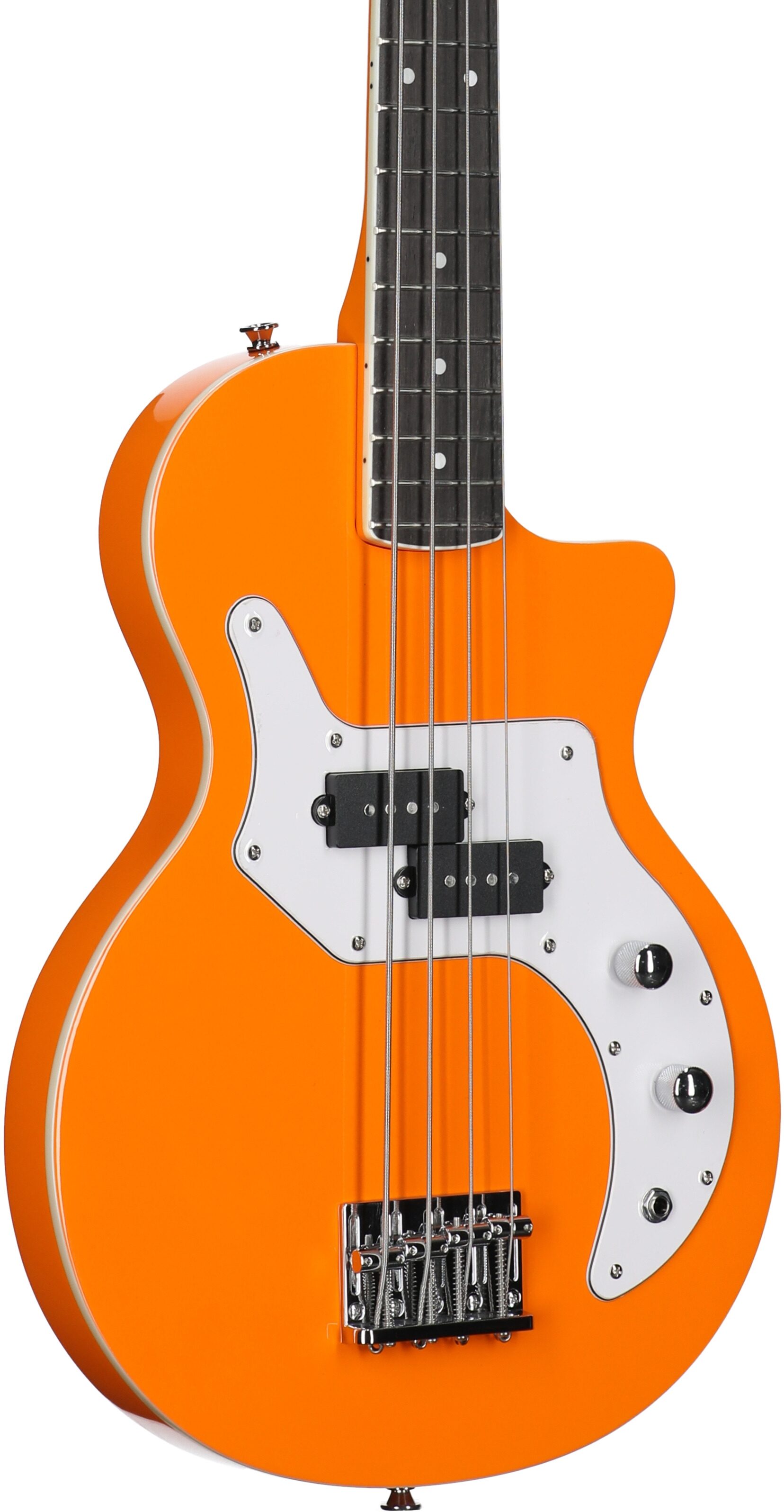 Orange O Bass Electric Bass (with Gig Bag), Orange, Open Box (Very Good), Full Left Front
