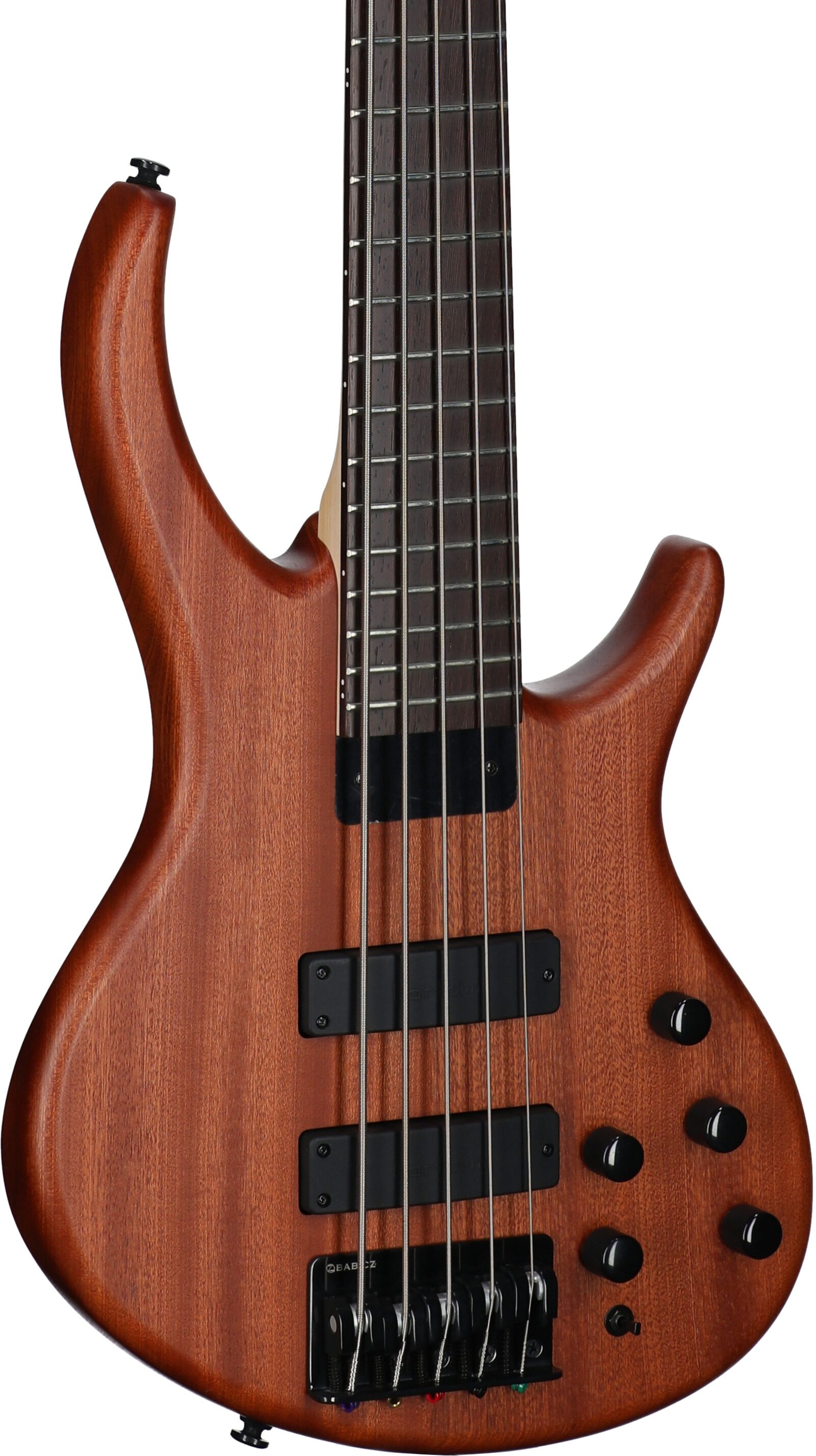 Tobias Killer B V Electric Bass, 5-String (with Gig Bag), Satin Natural, Full Left Front