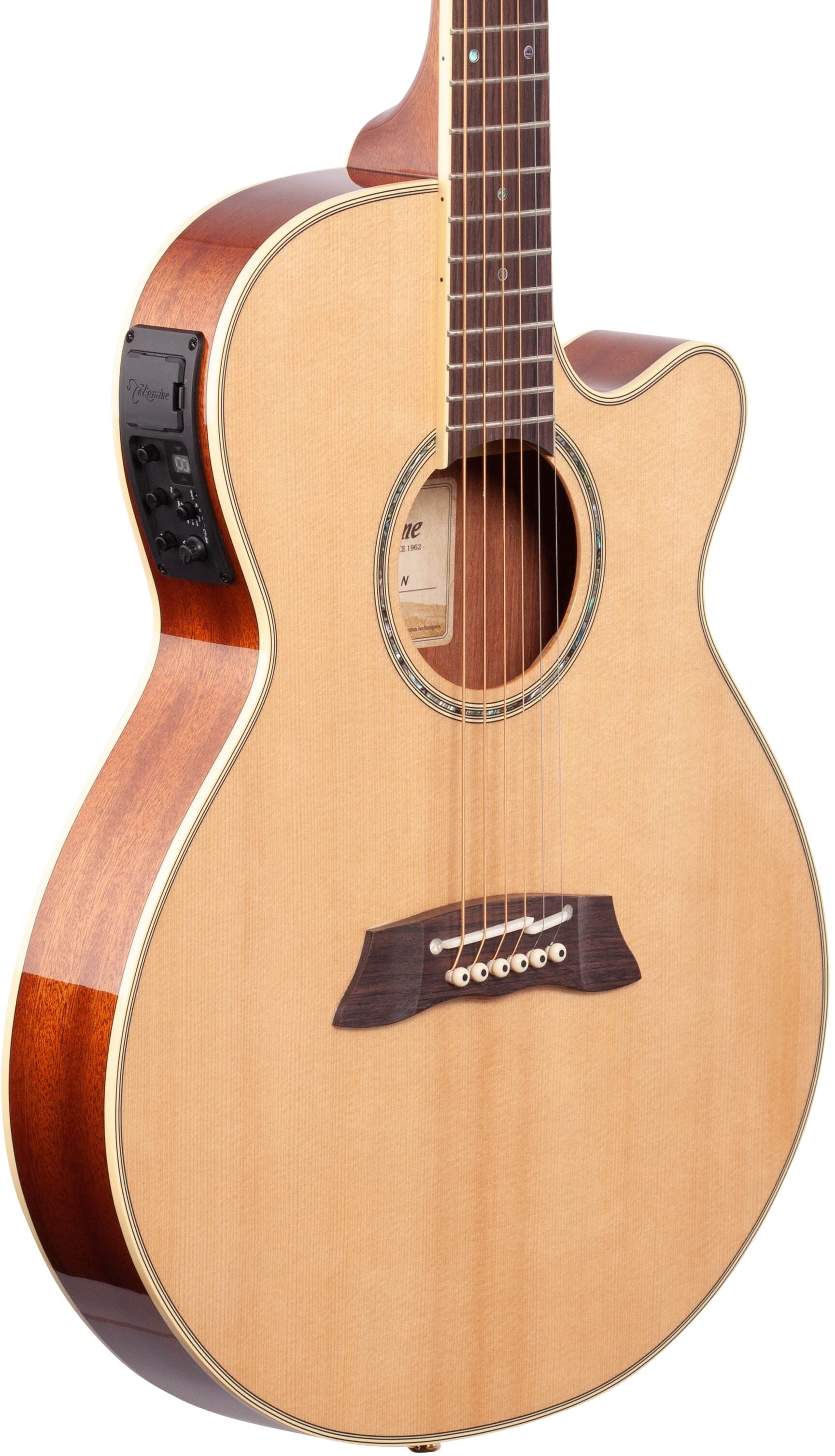 Takamine TSP138C Thinline Acoustic Electric Guitar Natural