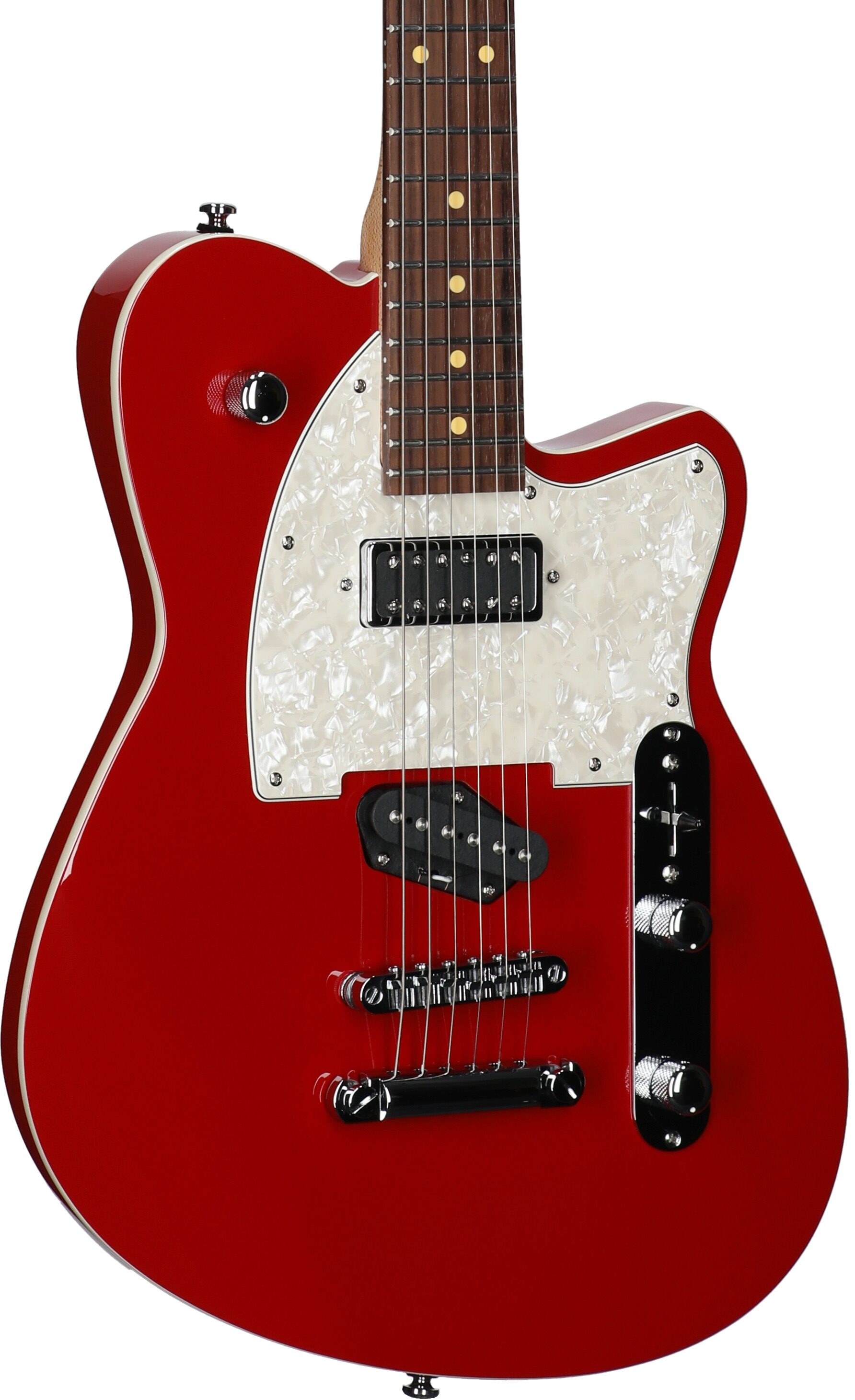 Reverend Buckshot Electric Guitar, Party Red, Full Left Front