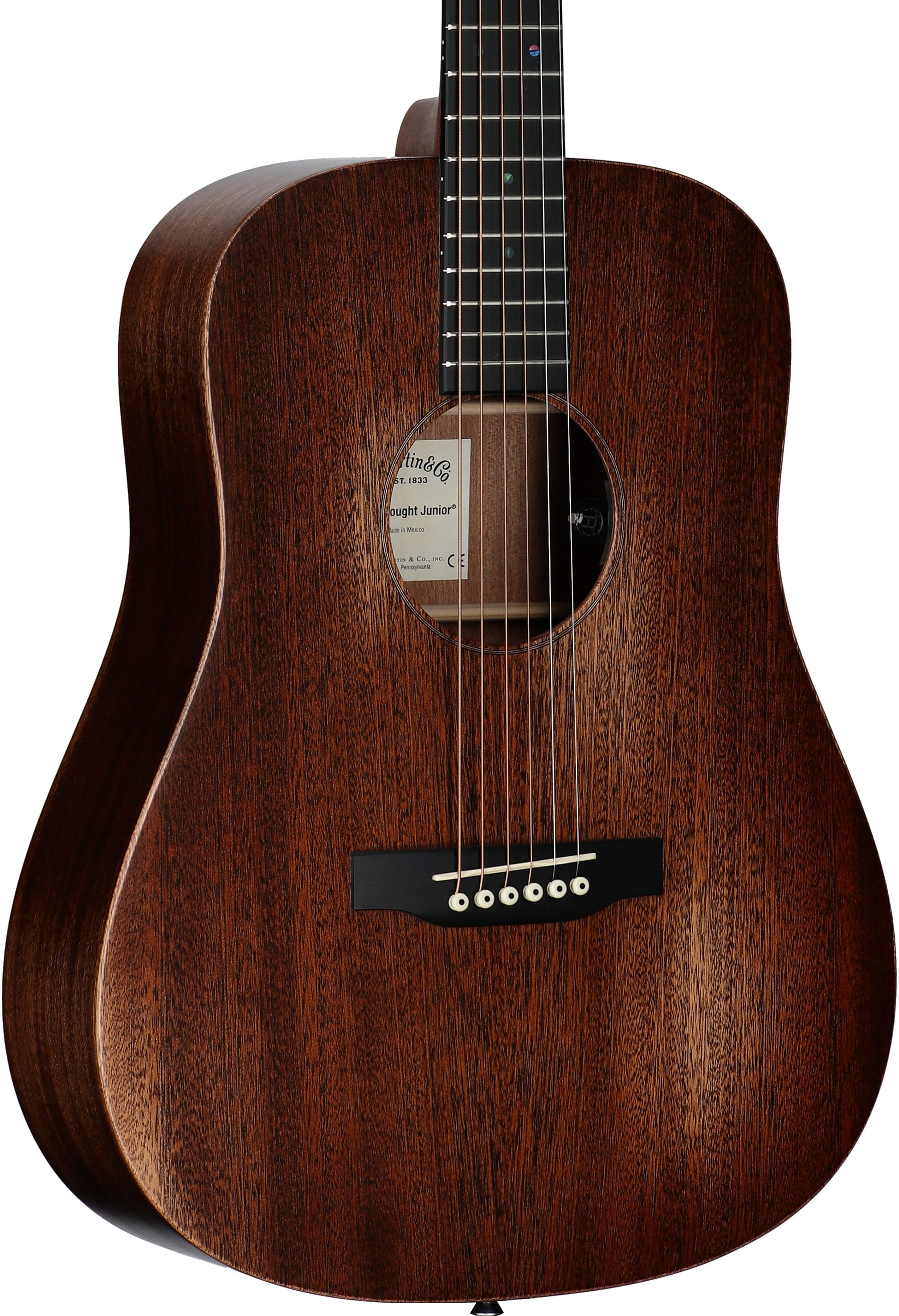 Martin D Junior E StreetMaster Acoustic-Electric Guitar, New, Full Left Front