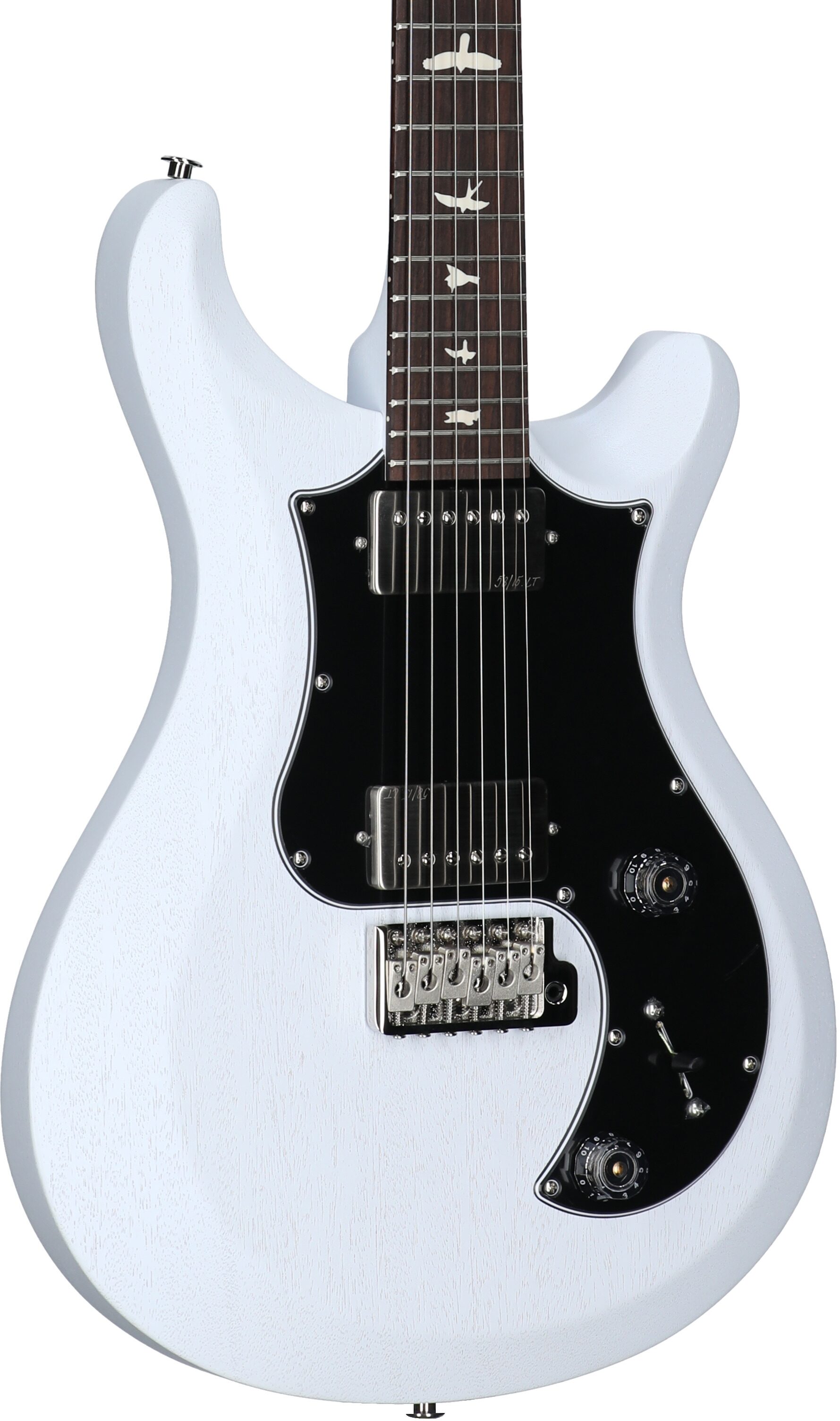 PRS Paul Reed Smith S2 Standard 22 Satin Electric Guitar, Pearl White, Full Left Front