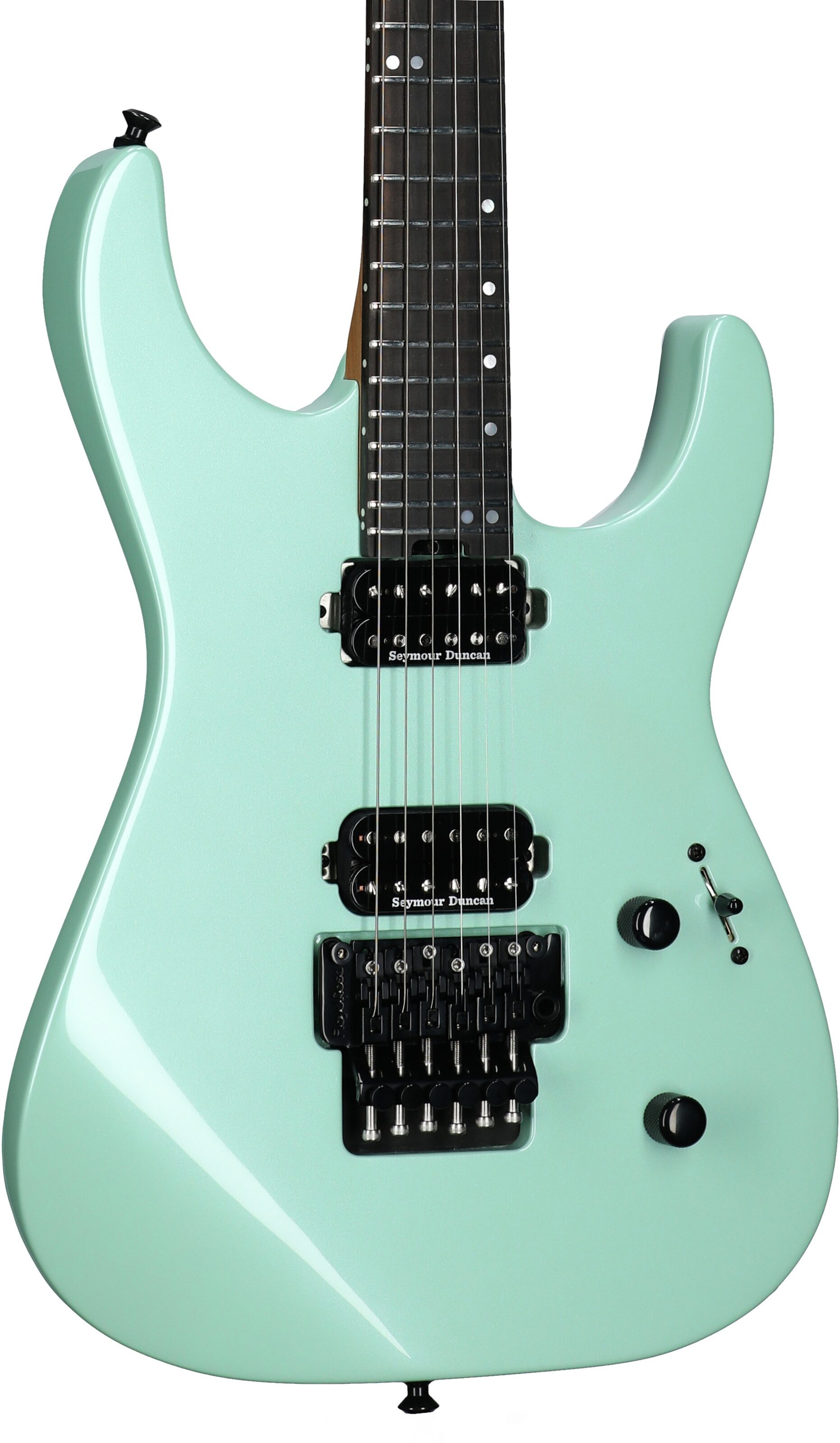 Jackson American Series Virtuoso Electric Guitar (with Case), Specific Ocean, Full Left Front